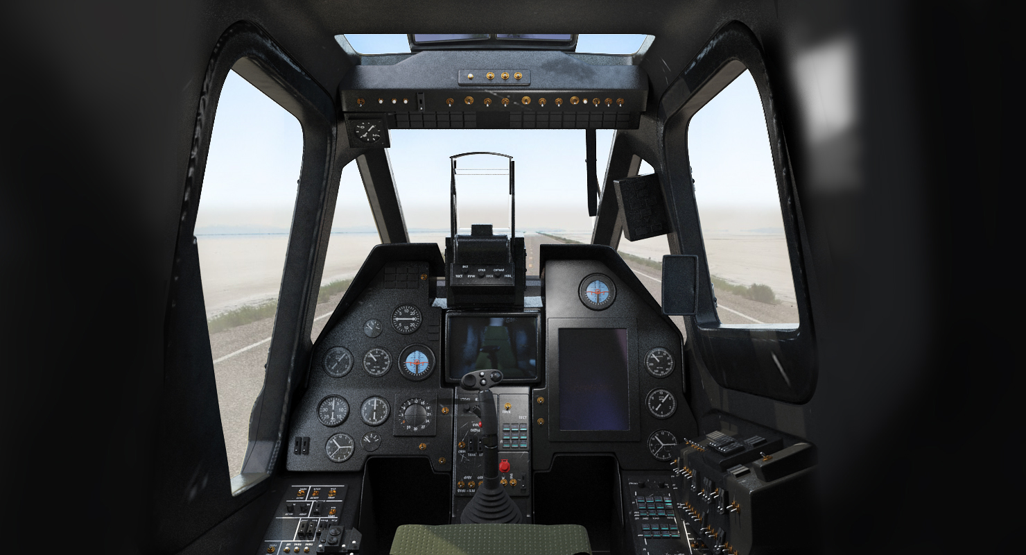 3D model Kamov Ka 52 or Alligator Russian Attack Helicopter