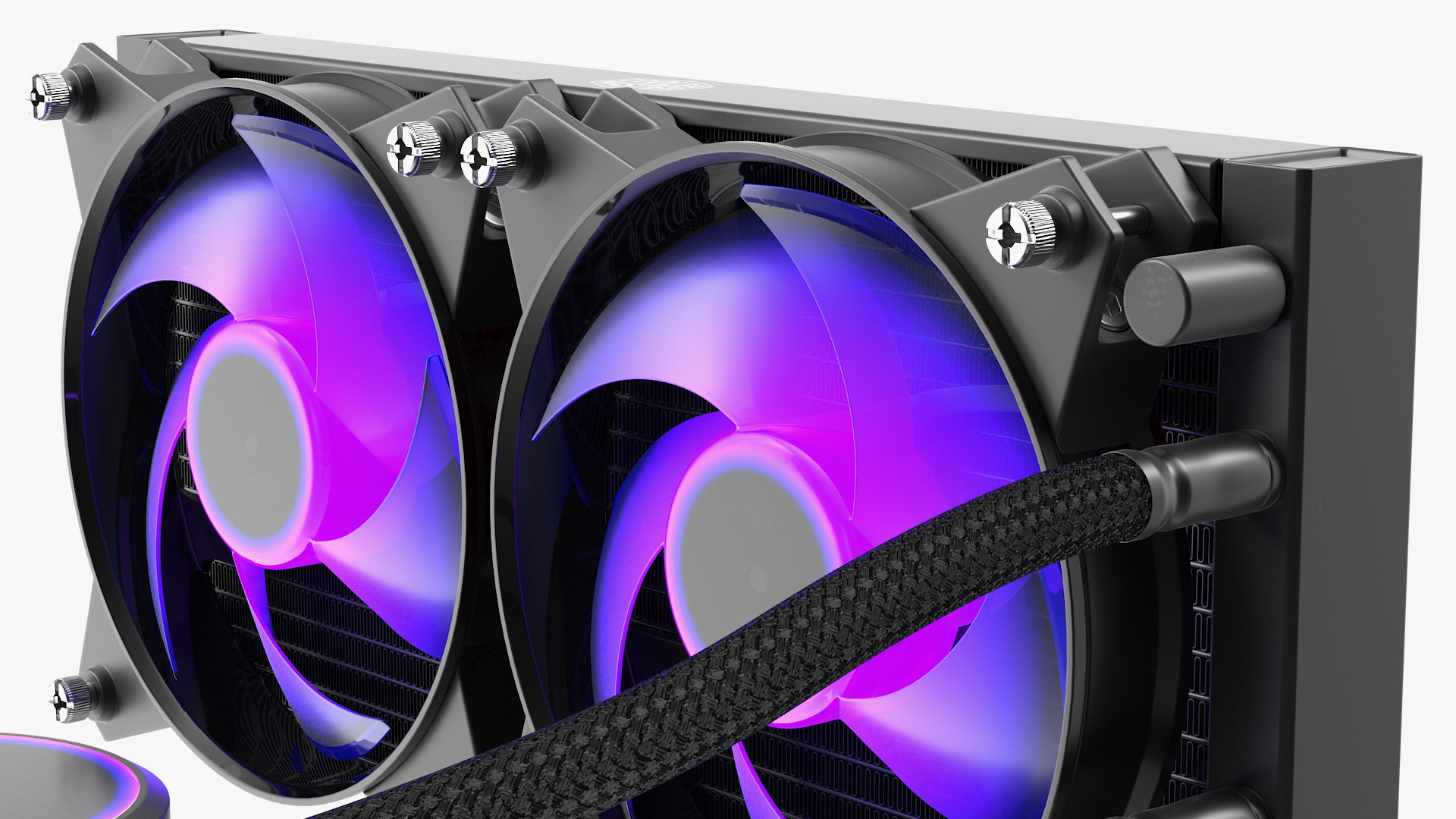 3D Cooler Master MasterLiquid Pro CPU Liquid Cooler model