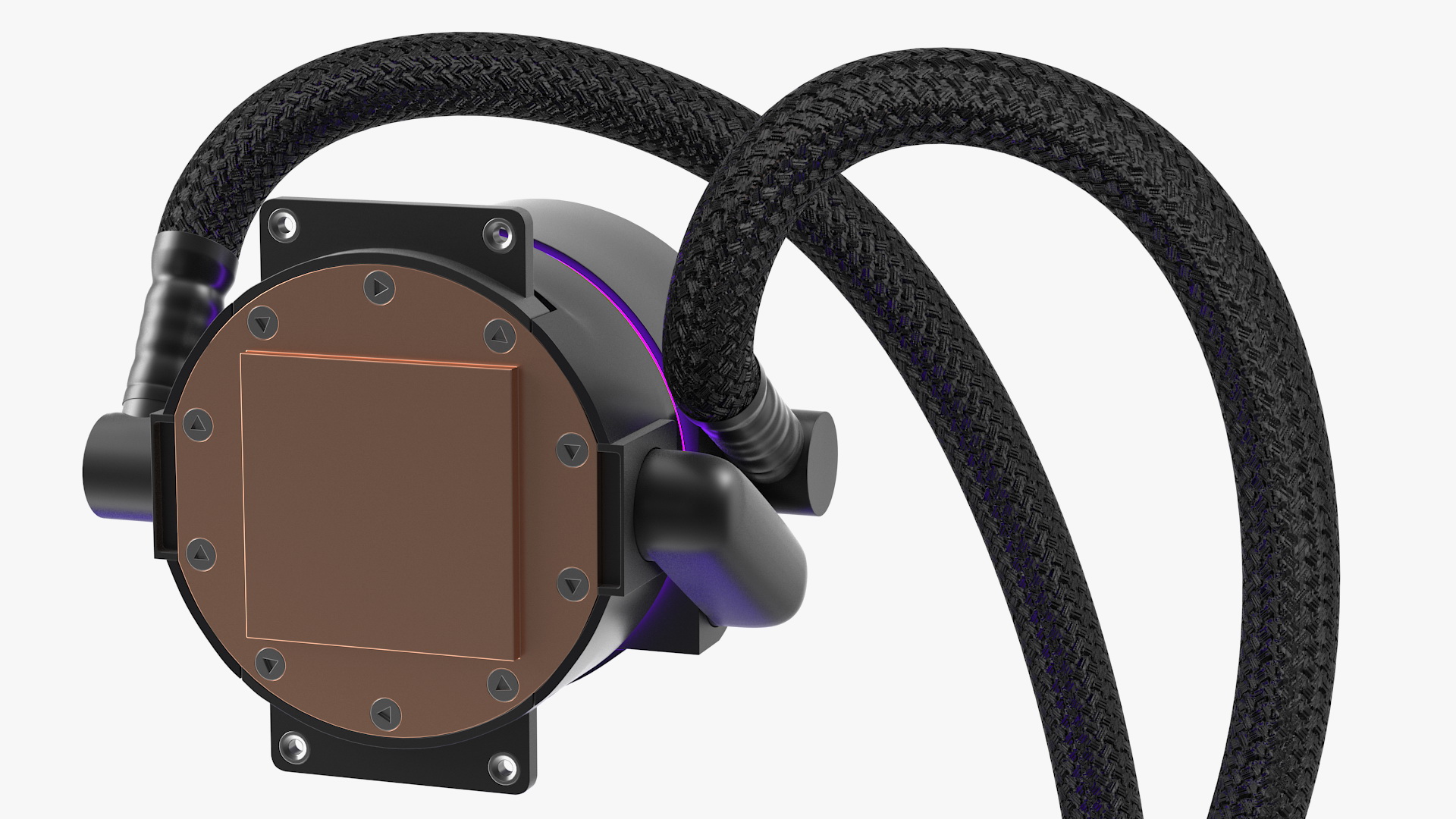 3D Cooler Master MasterLiquid Pro CPU Liquid Cooler model