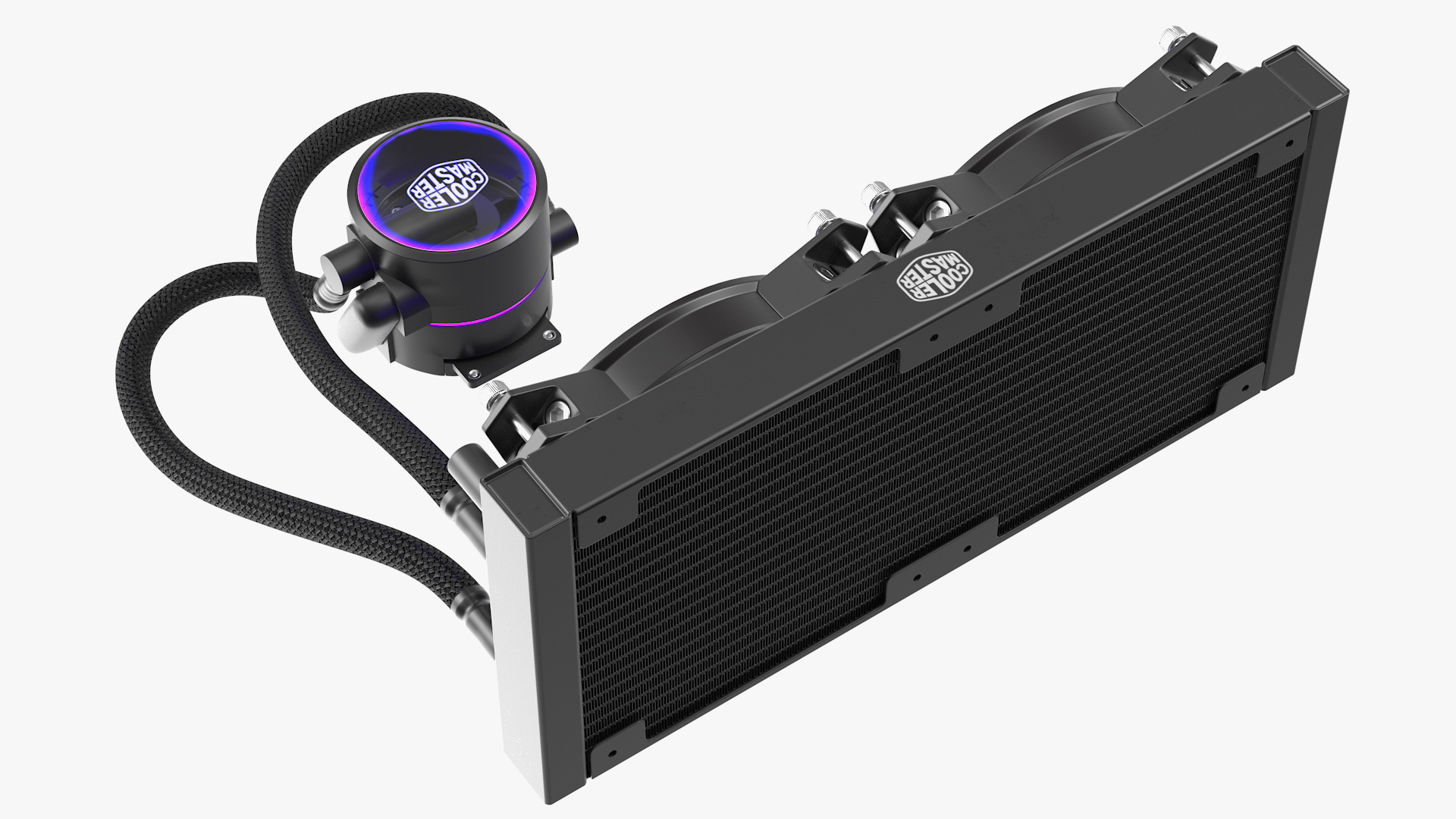 3D Cooler Master MasterLiquid Pro CPU Liquid Cooler model