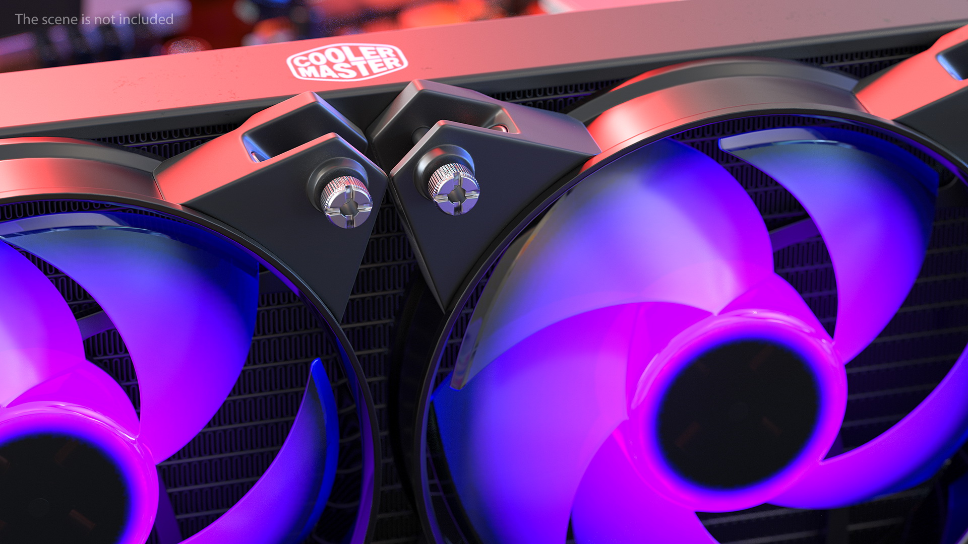 3D Cooler Master MasterLiquid Pro CPU Liquid Cooler model