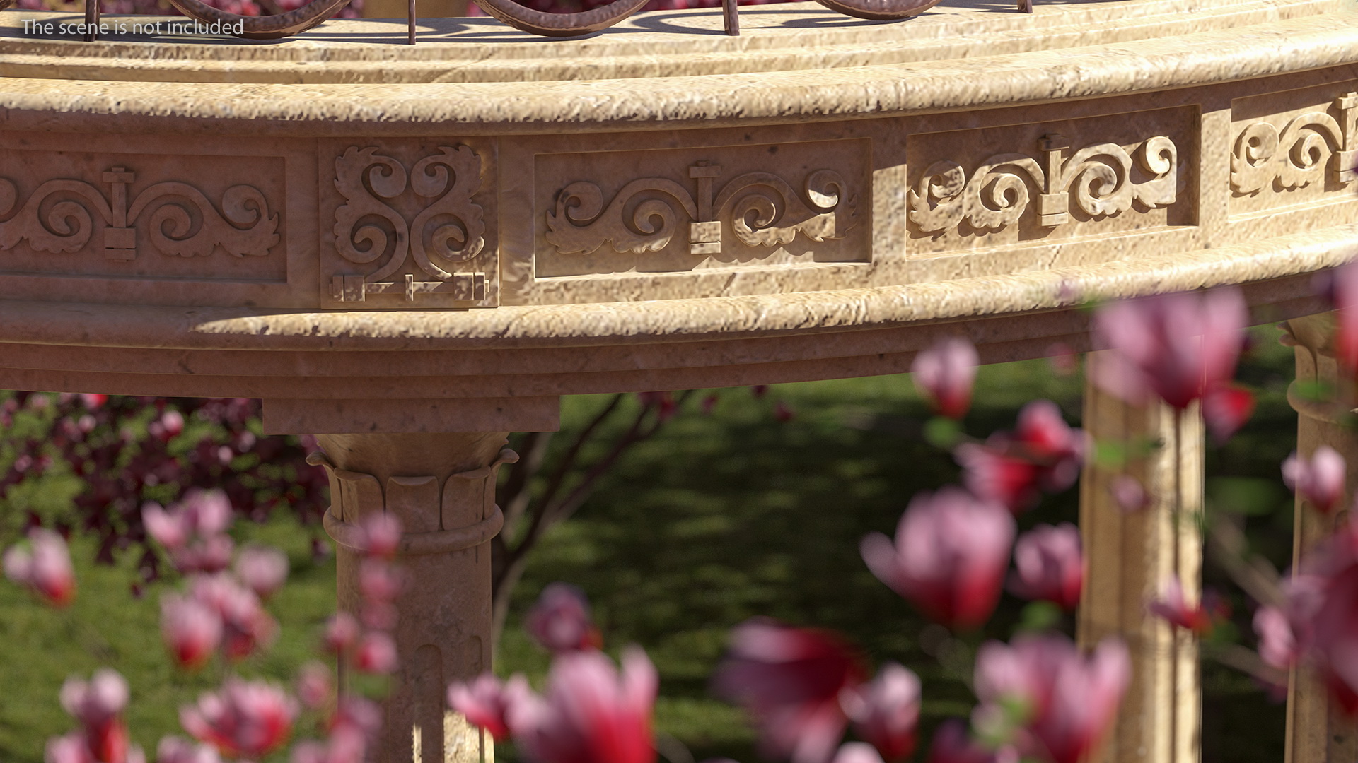Stone Gazebo 3D