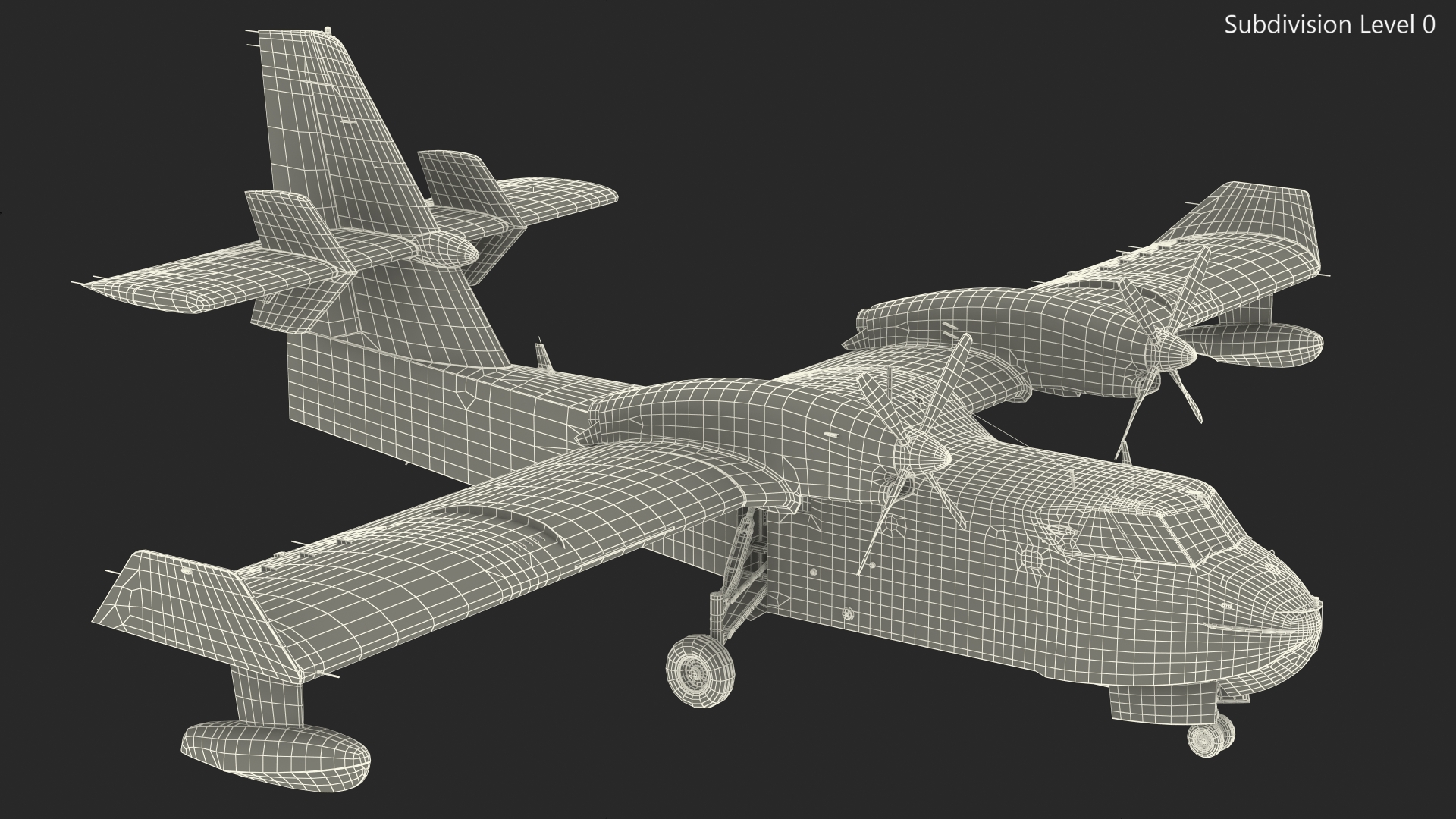 Amphibious Aircraft 3D model
