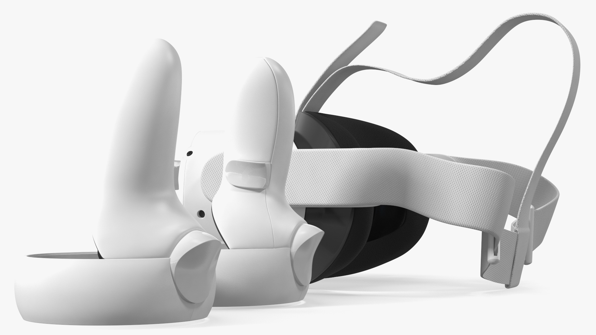 Oculus Quest 2 All in One Gaming Headset with Controllers 3D
