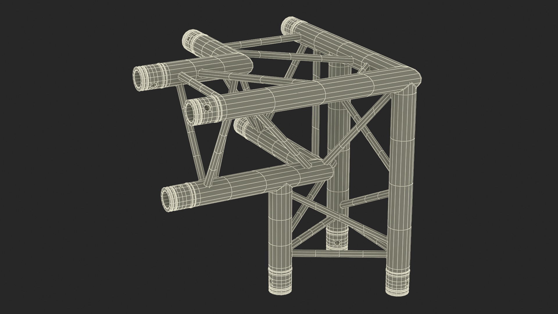 3D Development Truss Modular Triangular