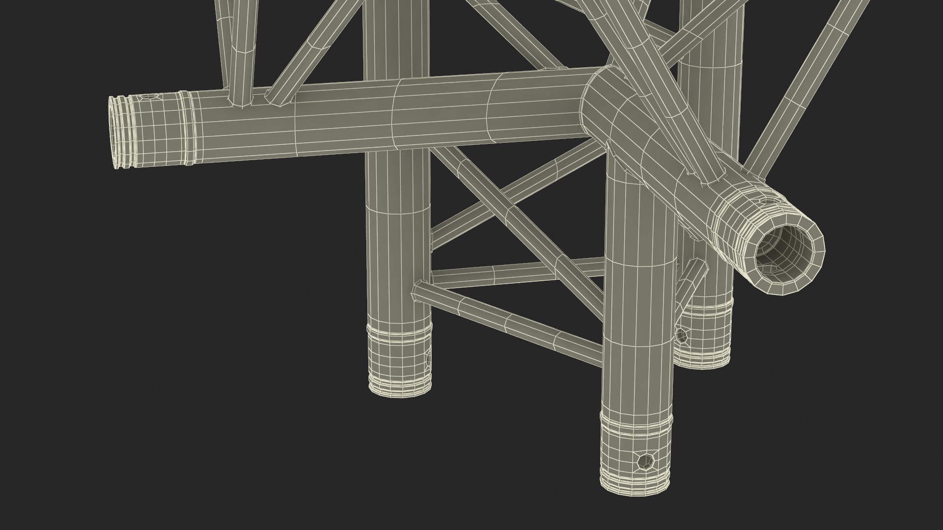 3D Development Truss Modular Triangular