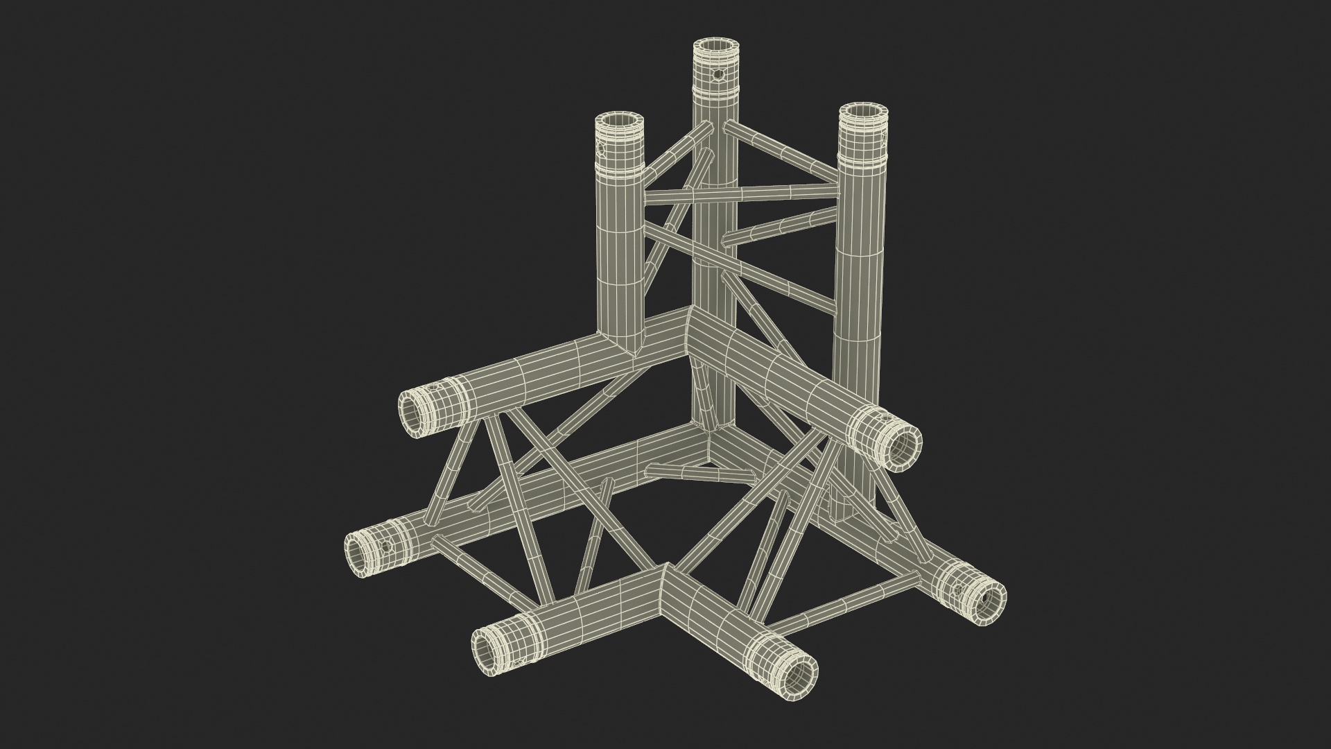 3D Development Truss Modular Triangular