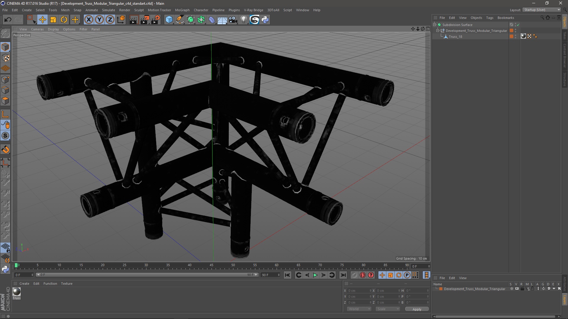 3D Development Truss Modular Triangular