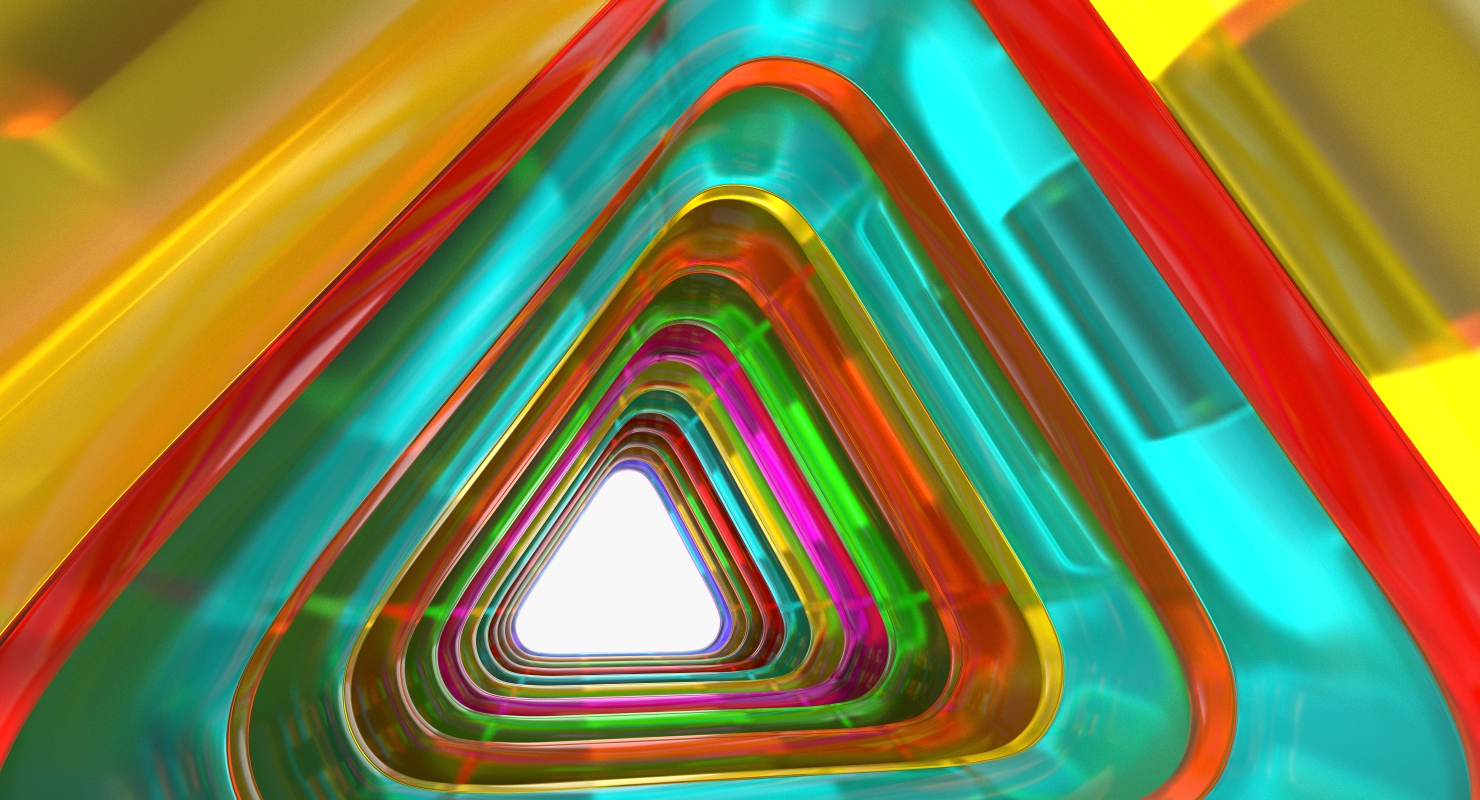 3D Magnetic Designer Triangles Set