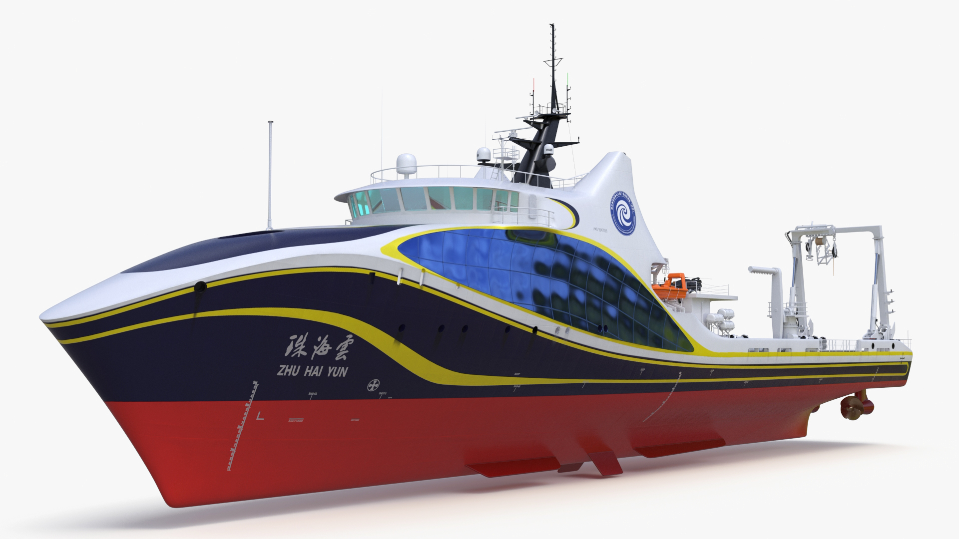 3D Underwater and Flying UAV on board Zhu Hai Yun Ship