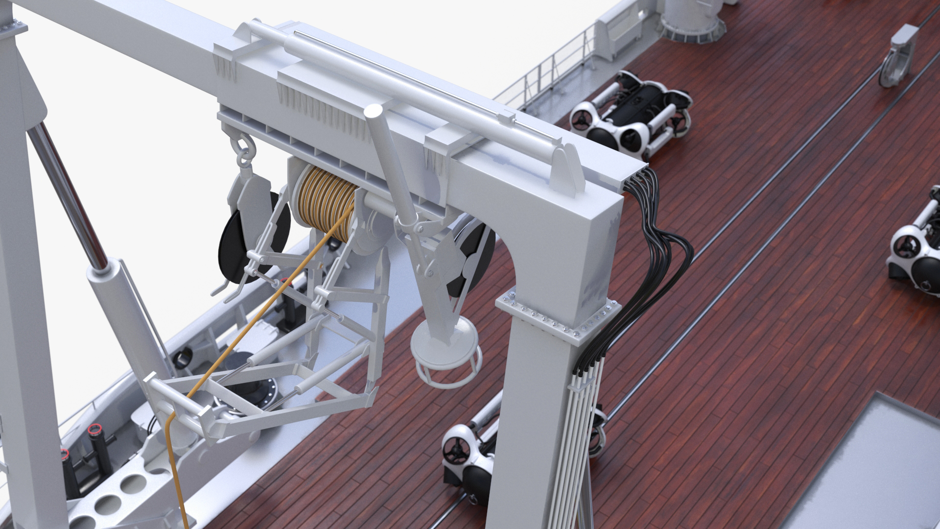 3D Underwater and Flying UAV on board Zhu Hai Yun Ship
