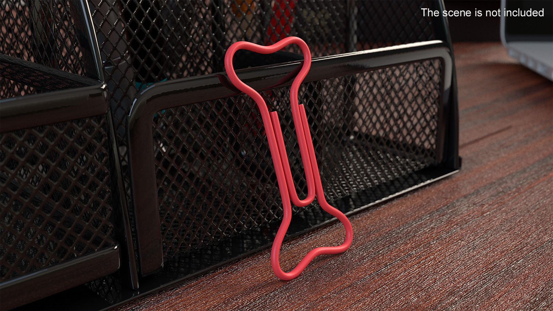 Bone Shaped Paper Clip 3D