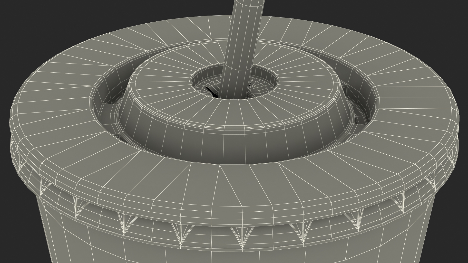 3D Drink Cup Red model