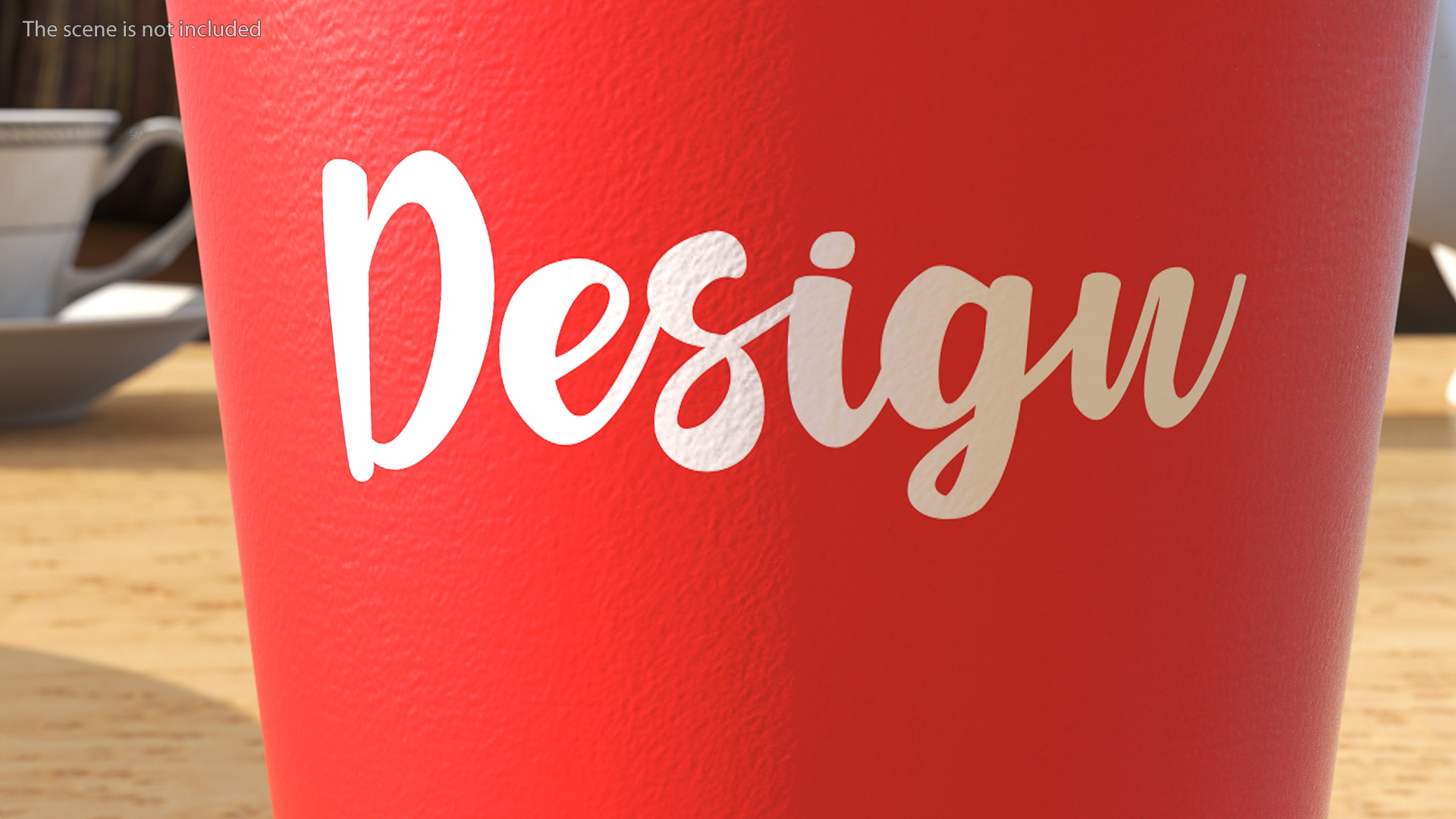 3D Drink Cup Red model