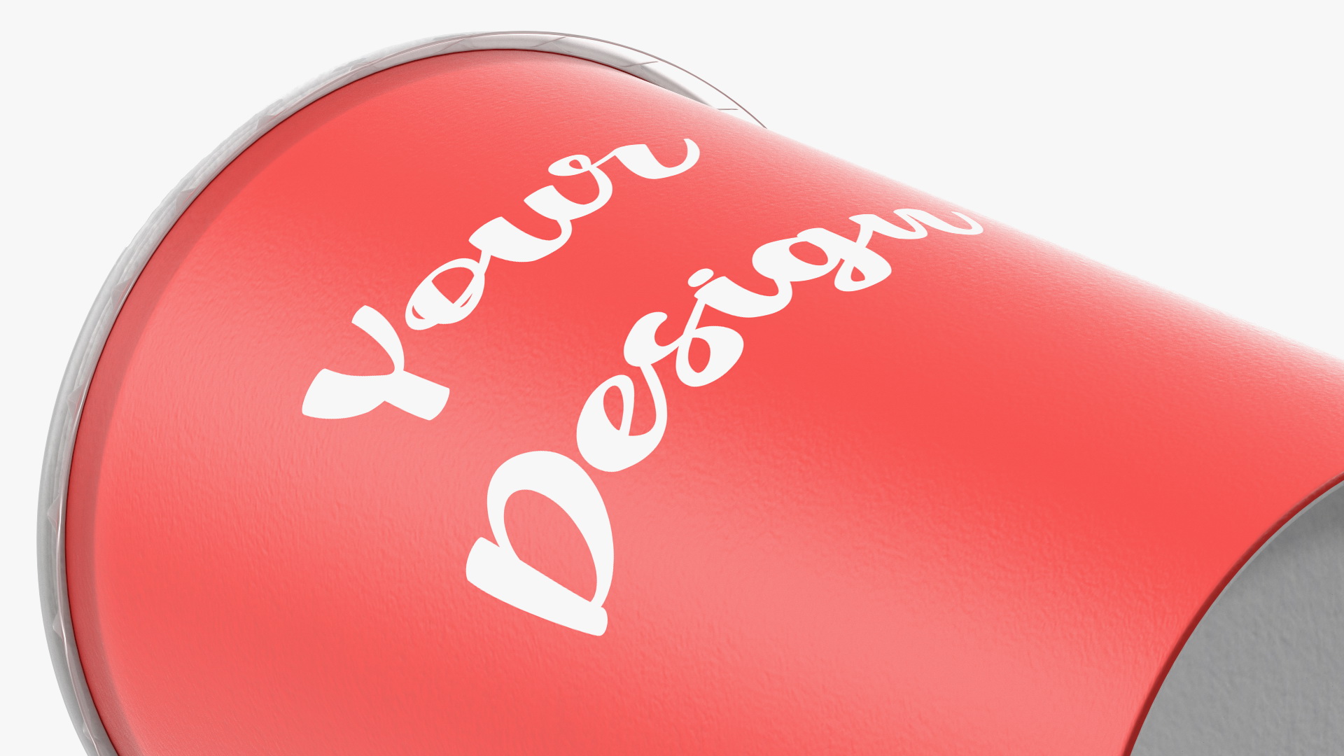 3D Drink Cup Red model