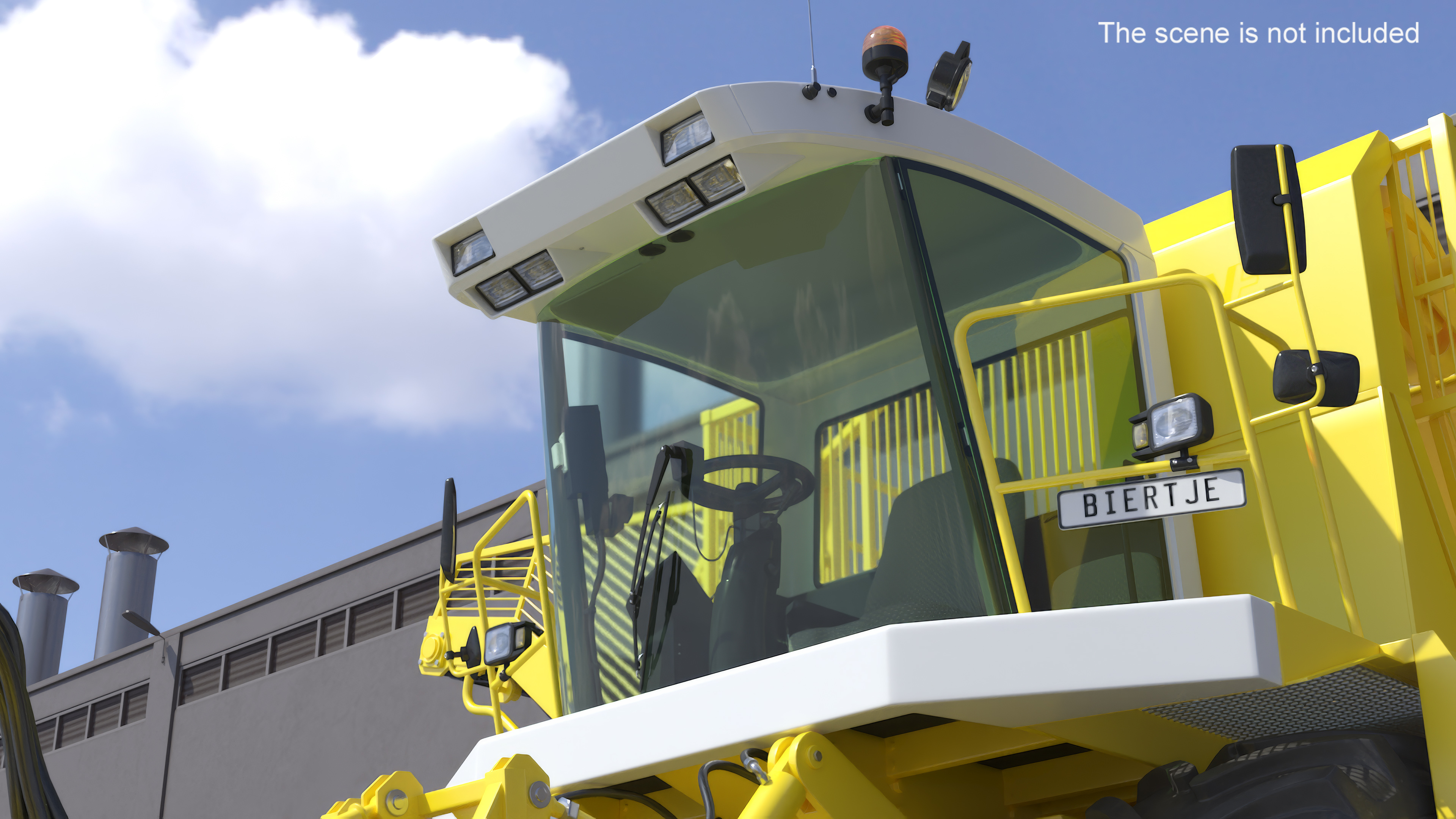 3D Harvester Cab model
