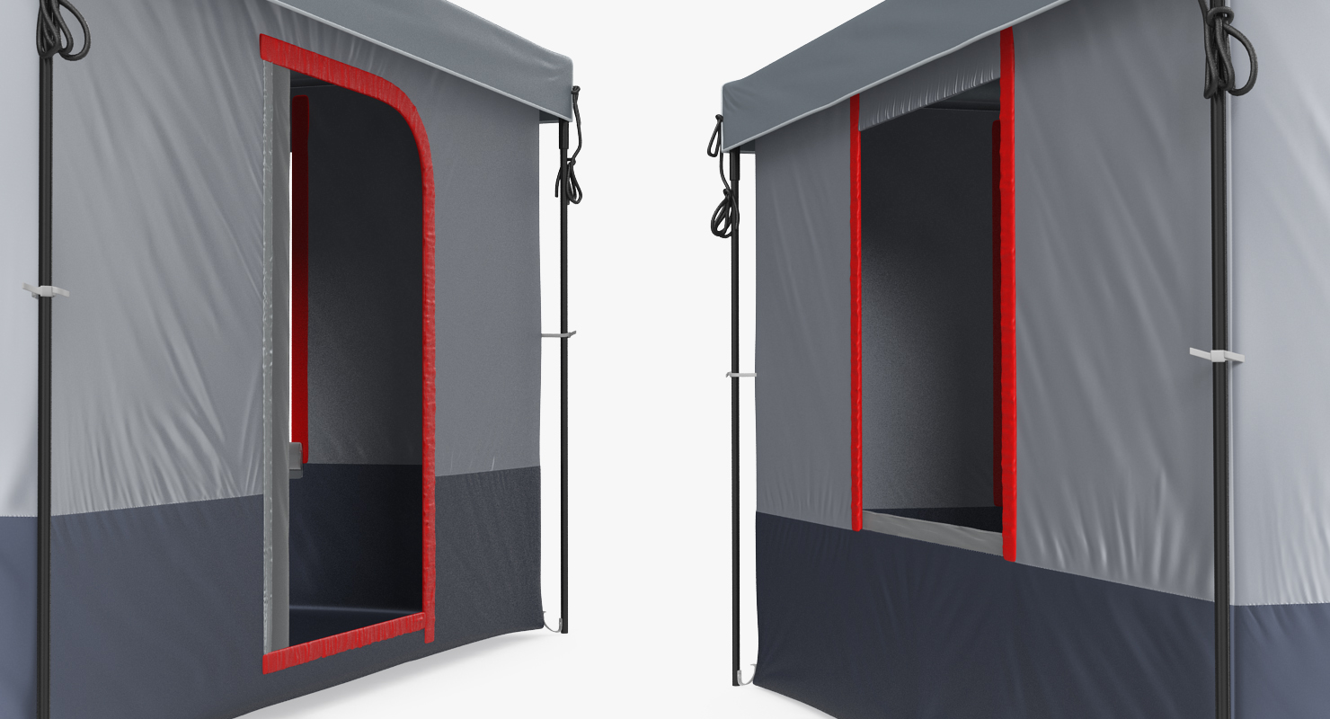 4 Person Cabin Camping Family Tent 3D model