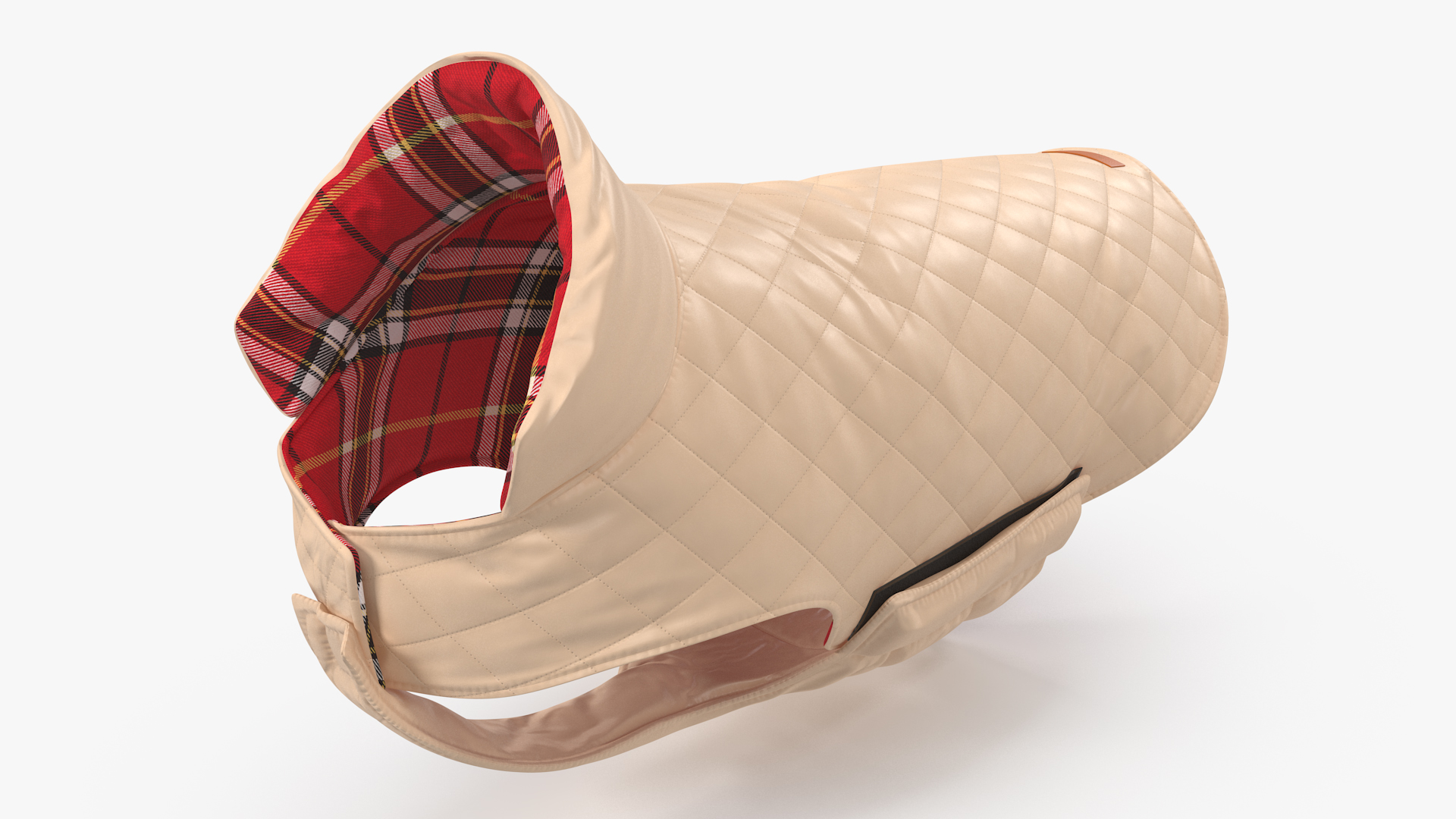 Dog Coat Beige 3D model