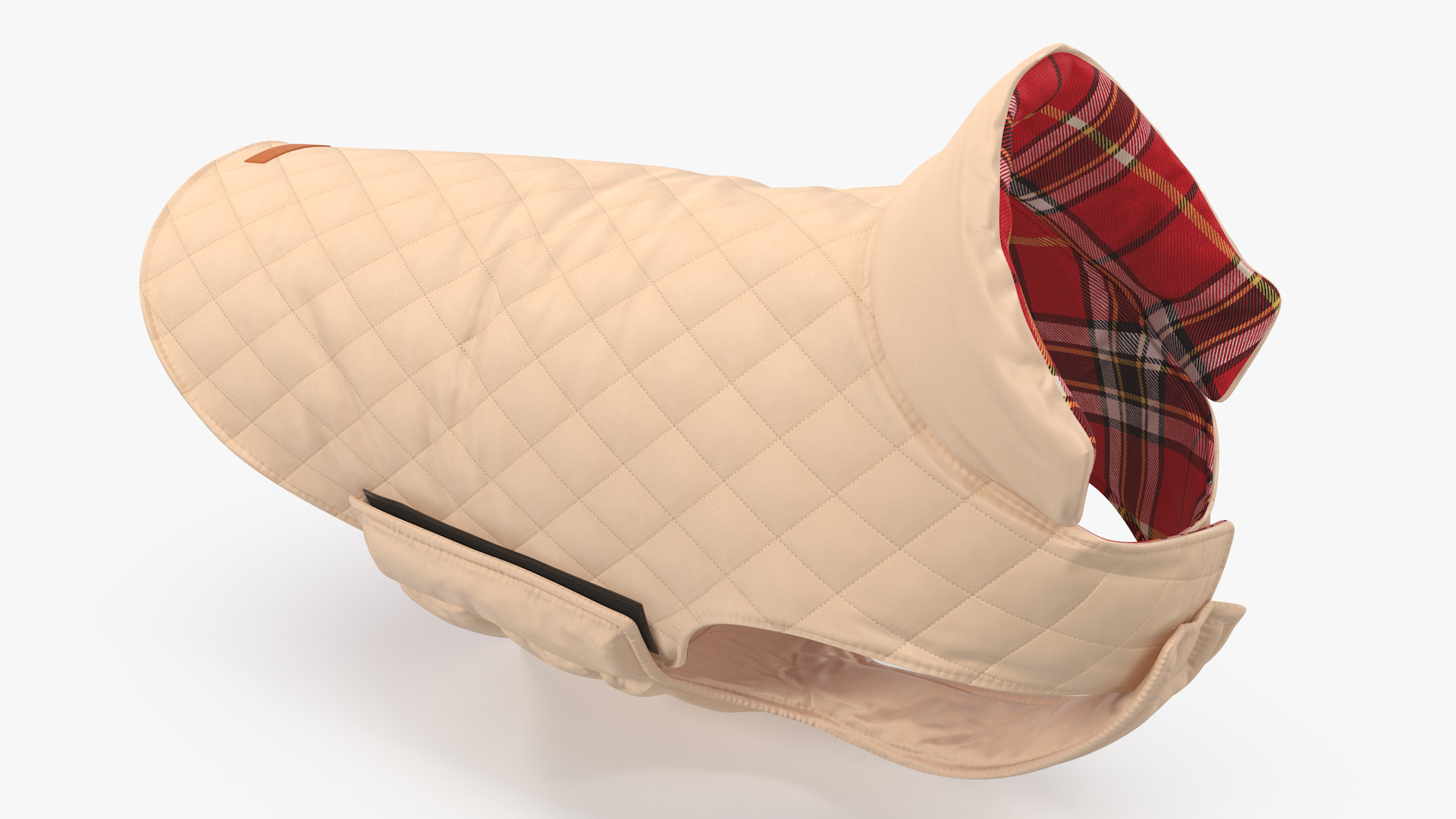 Dog Coat Beige 3D model