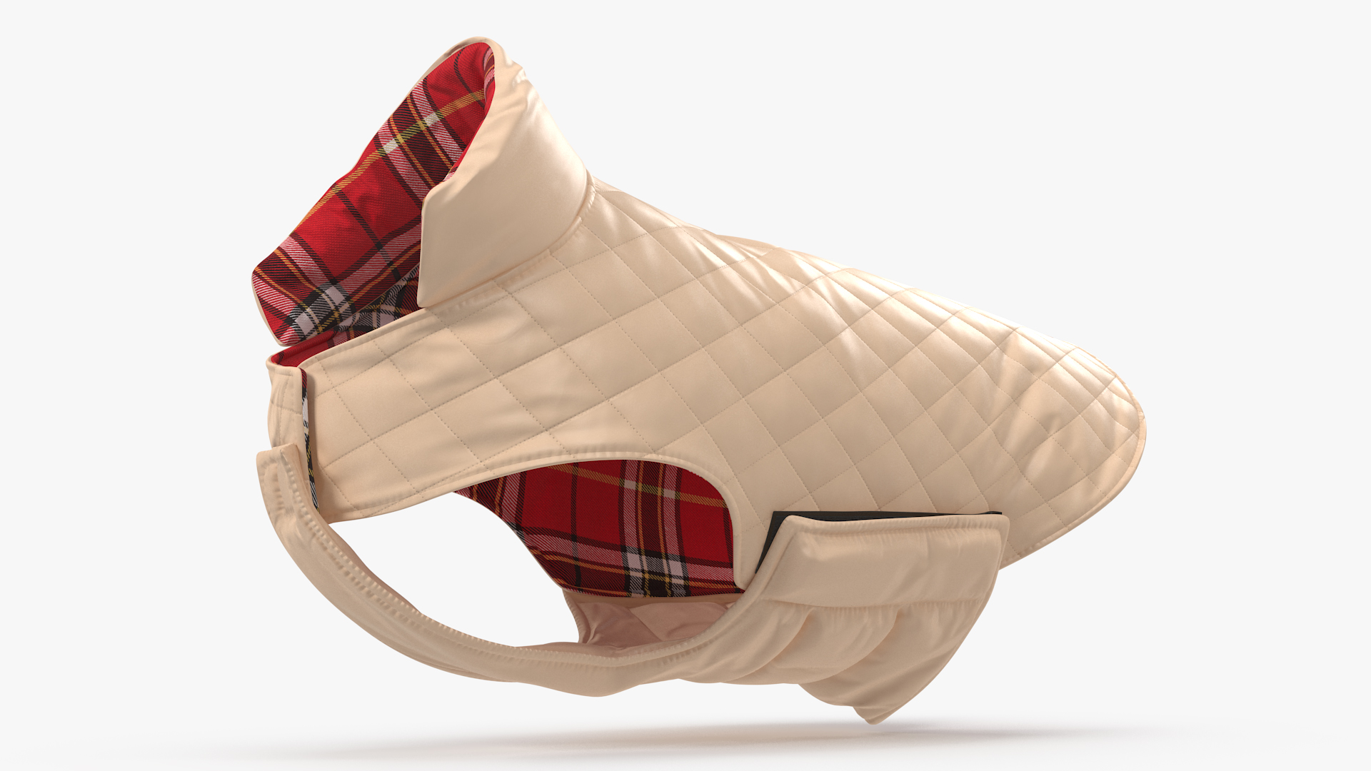 Dog Coat Beige 3D model