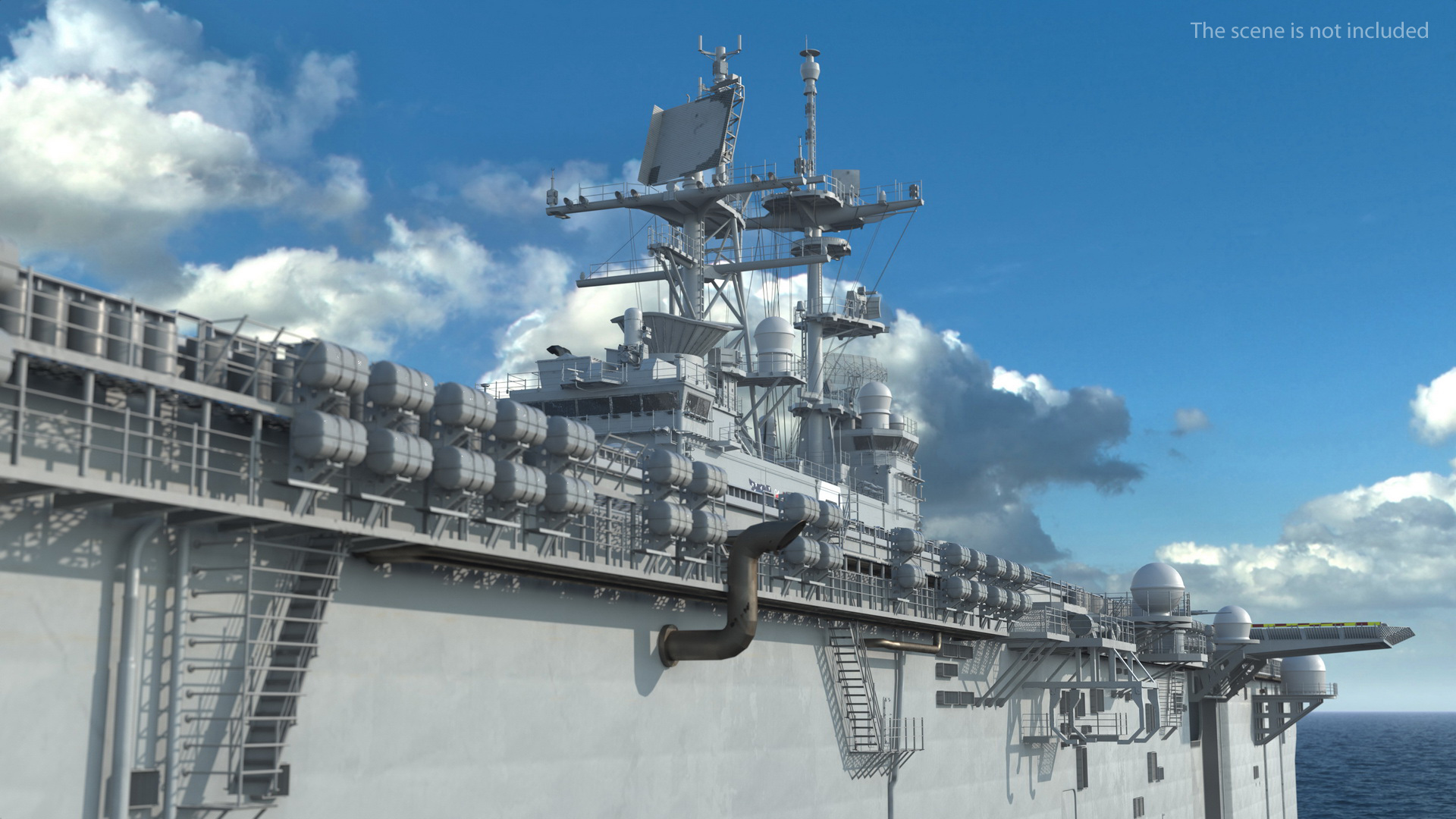 USS America LHA 6 3D