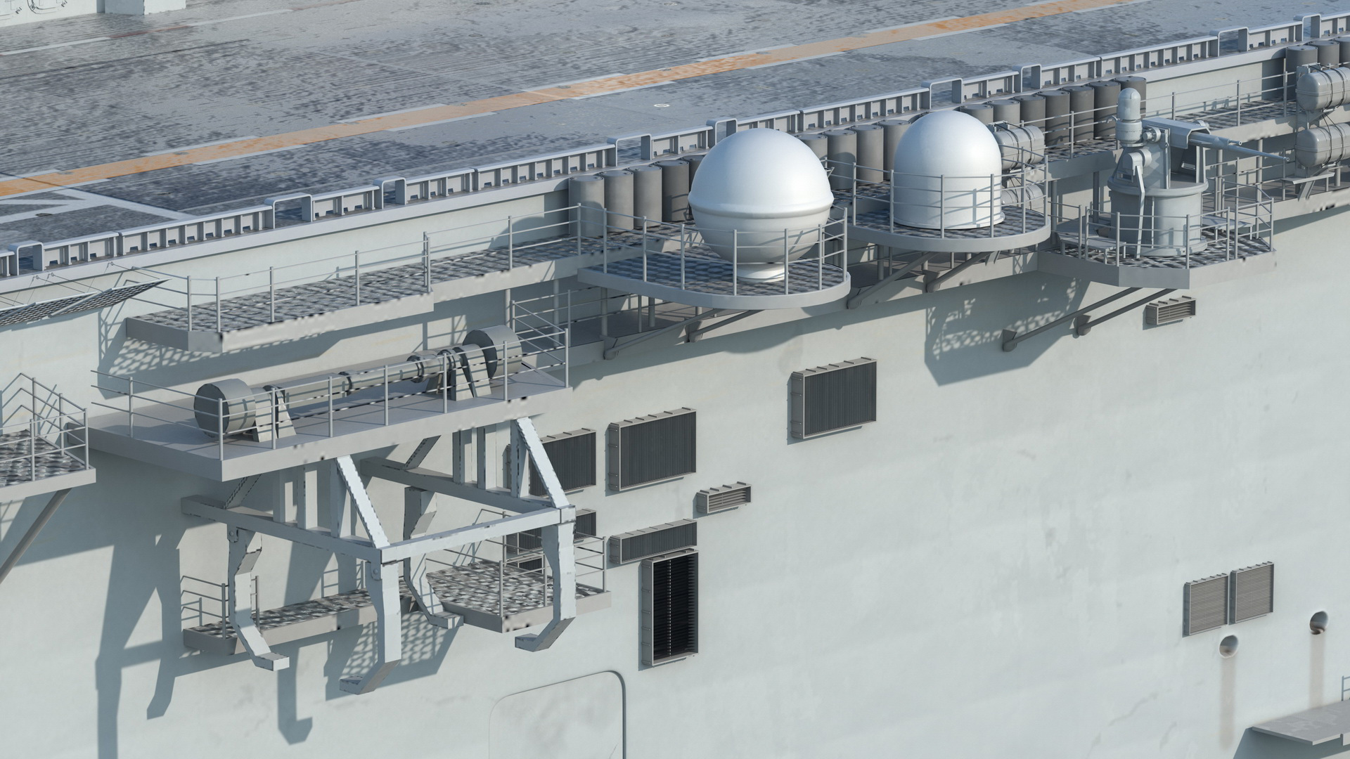 USS America LHA 6 3D