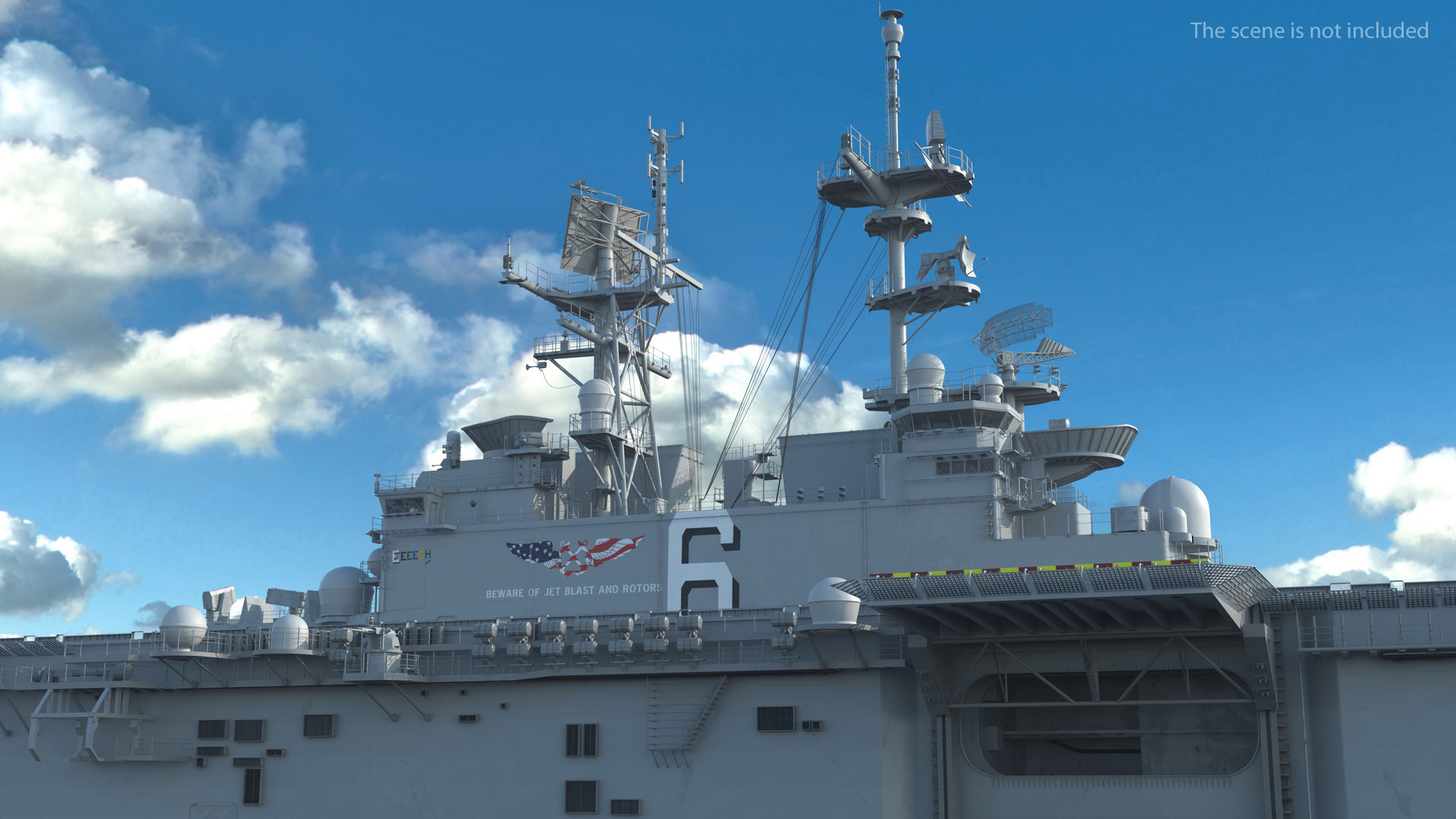 USS America LHA 6 3D