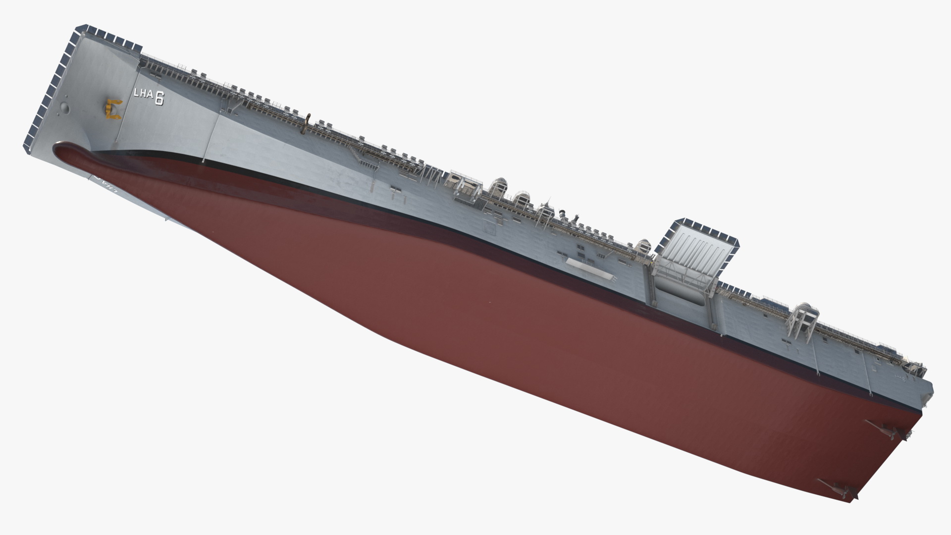 USS America LHA 6 3D