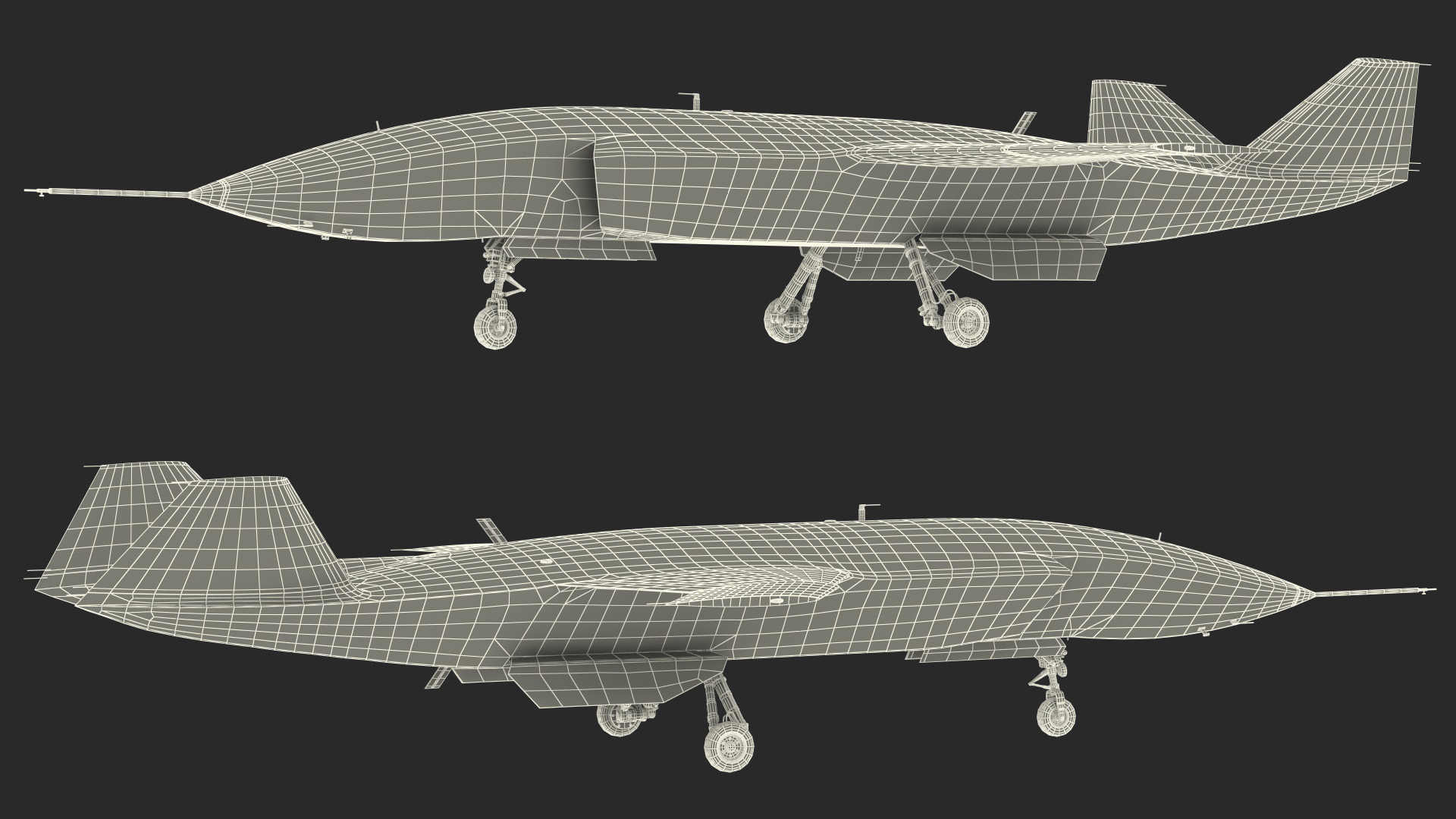3D Stealth Multirole Unmanned Aerial Vehicle