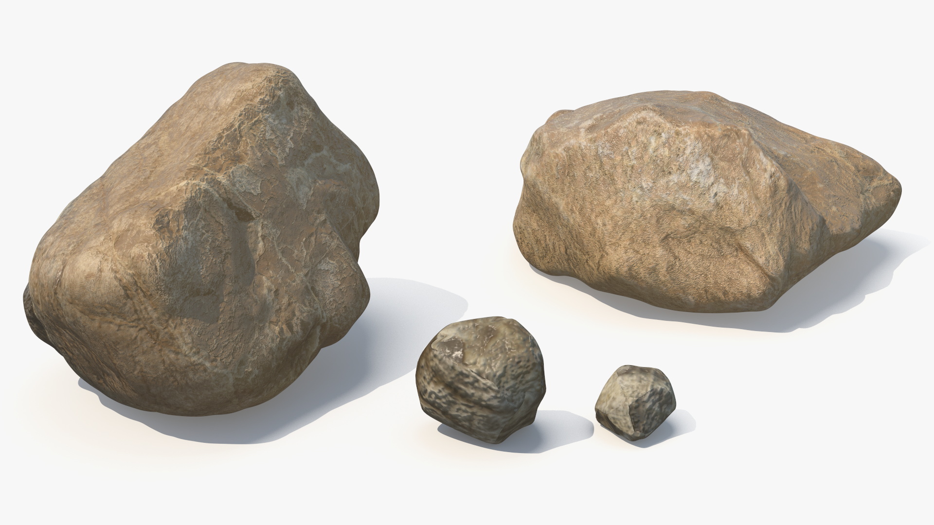 Gravel Stones Pile with Small Pebbles - view 6