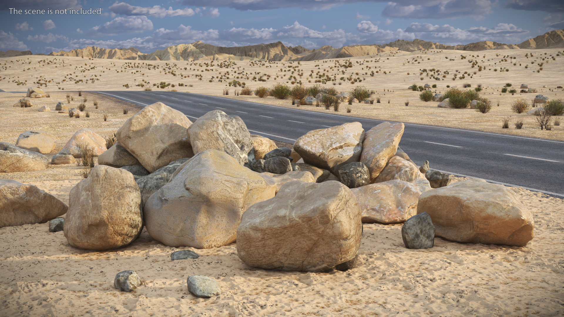Gravel Stones Pile with Small Pebbles - view 2