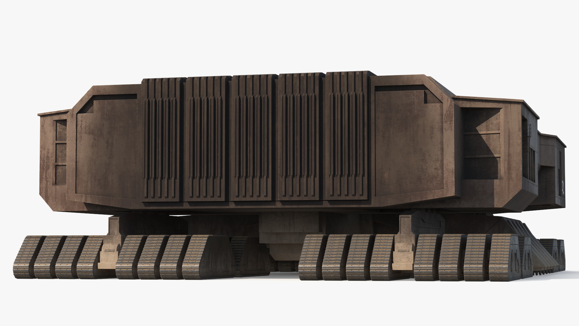 3D Sci-Fi Desert Harvester model