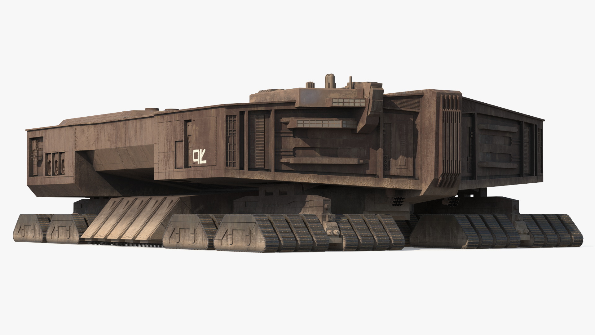 3D Sci-Fi Desert Harvester model