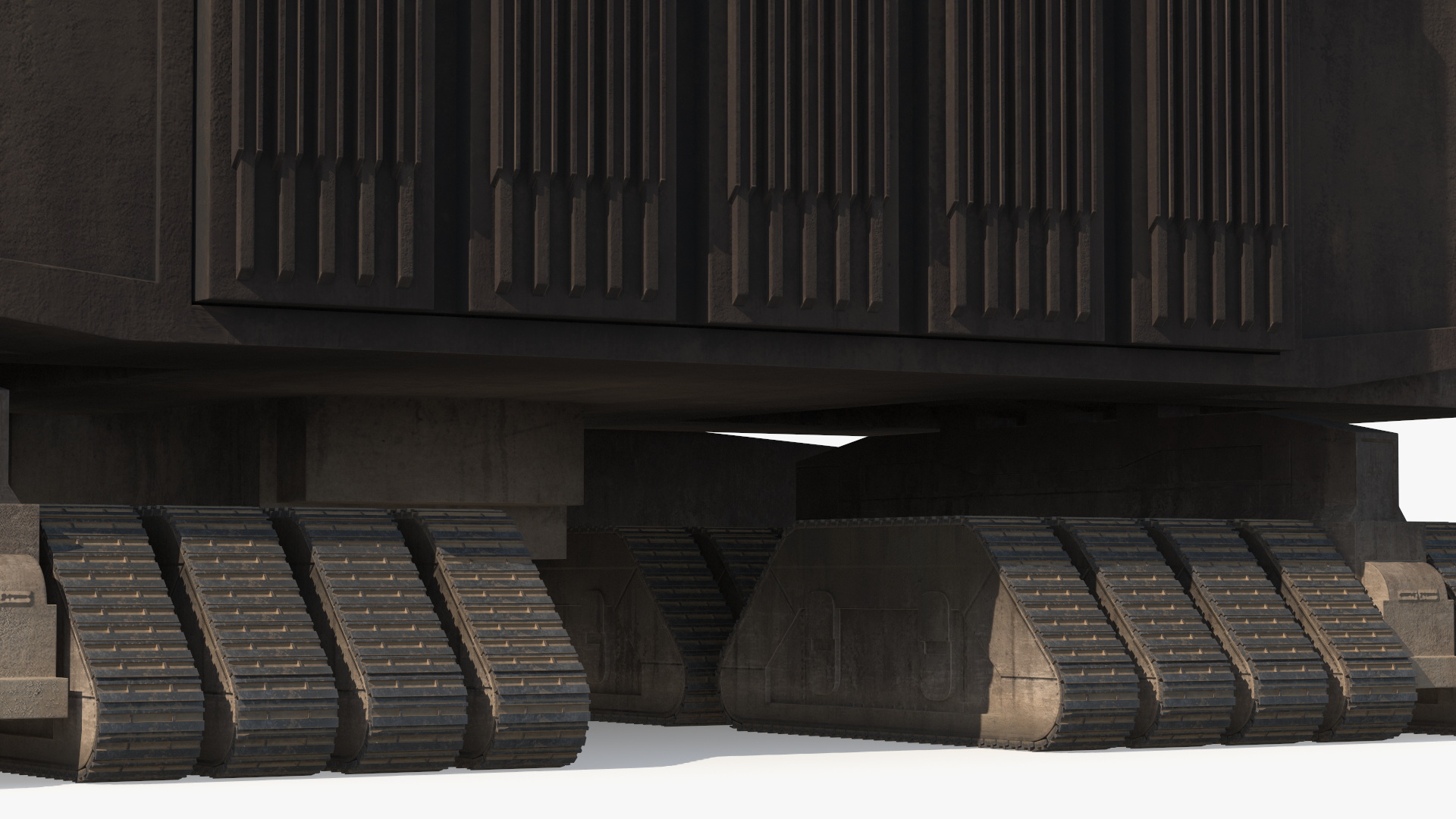 3D Sci-Fi Desert Harvester model