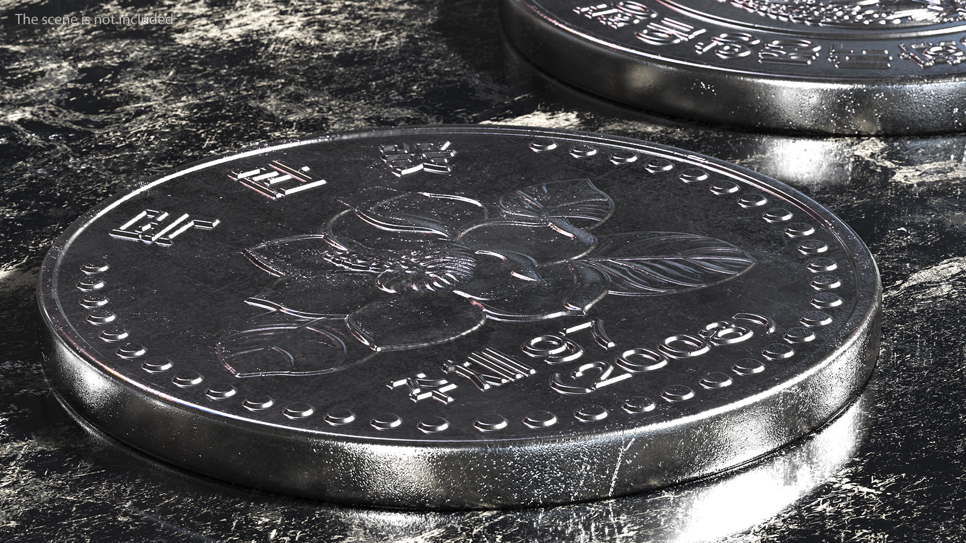North Korea 2002 and 2008 Series Coins Set 3D