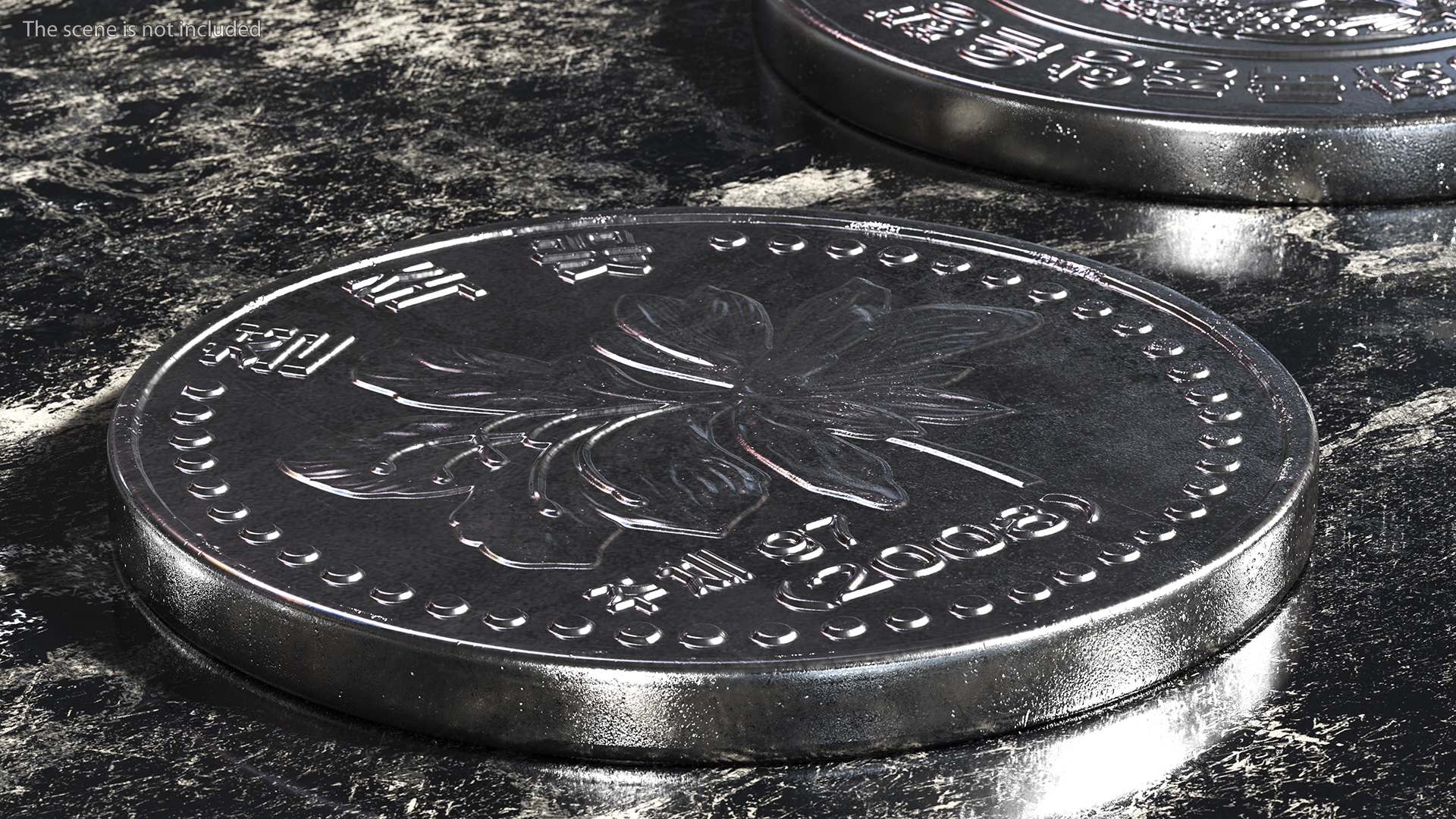 North Korea 2002 and 2008 Series Coins Set 3D