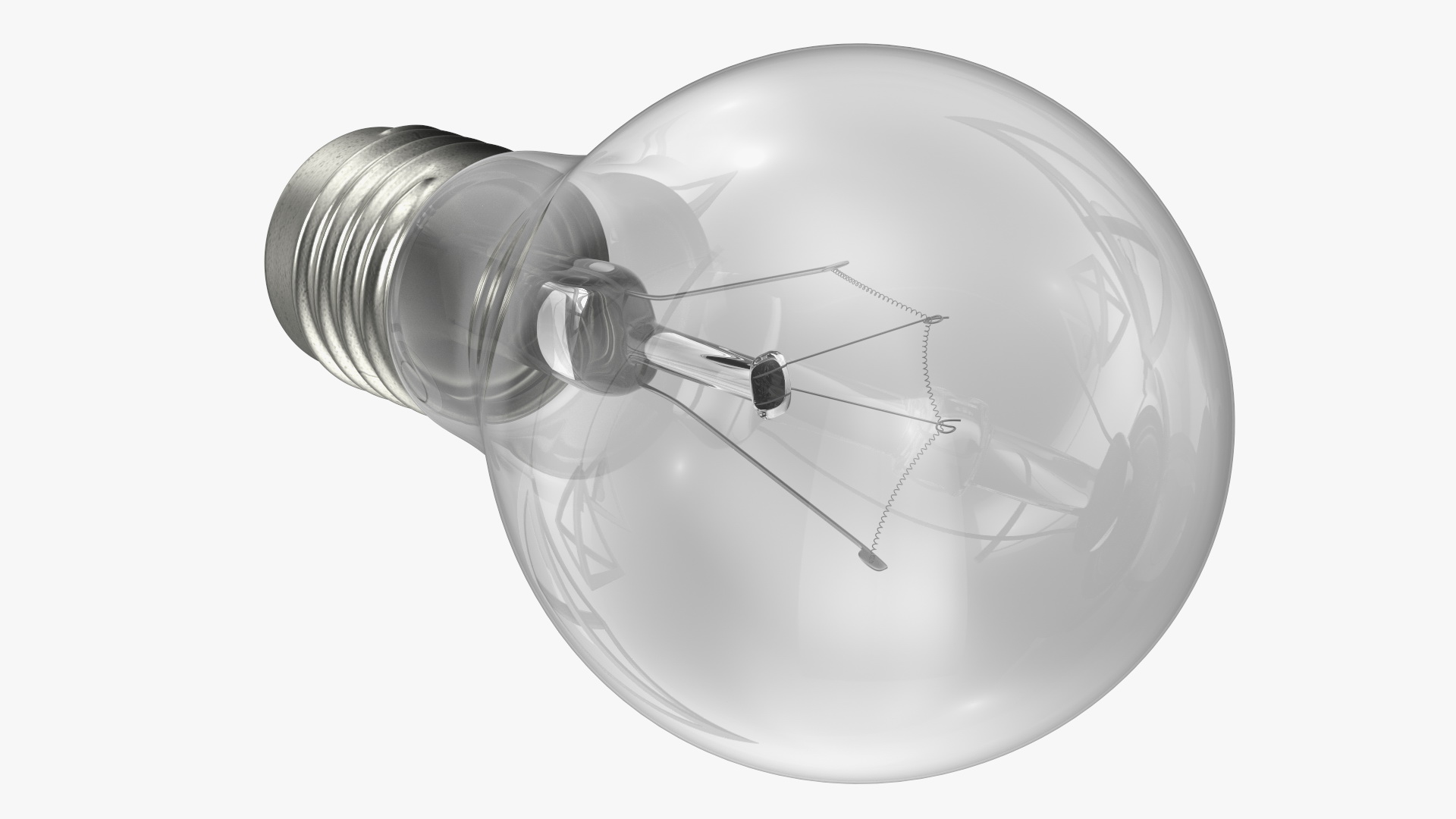 3D model Hanging 3-Lights Cluster White