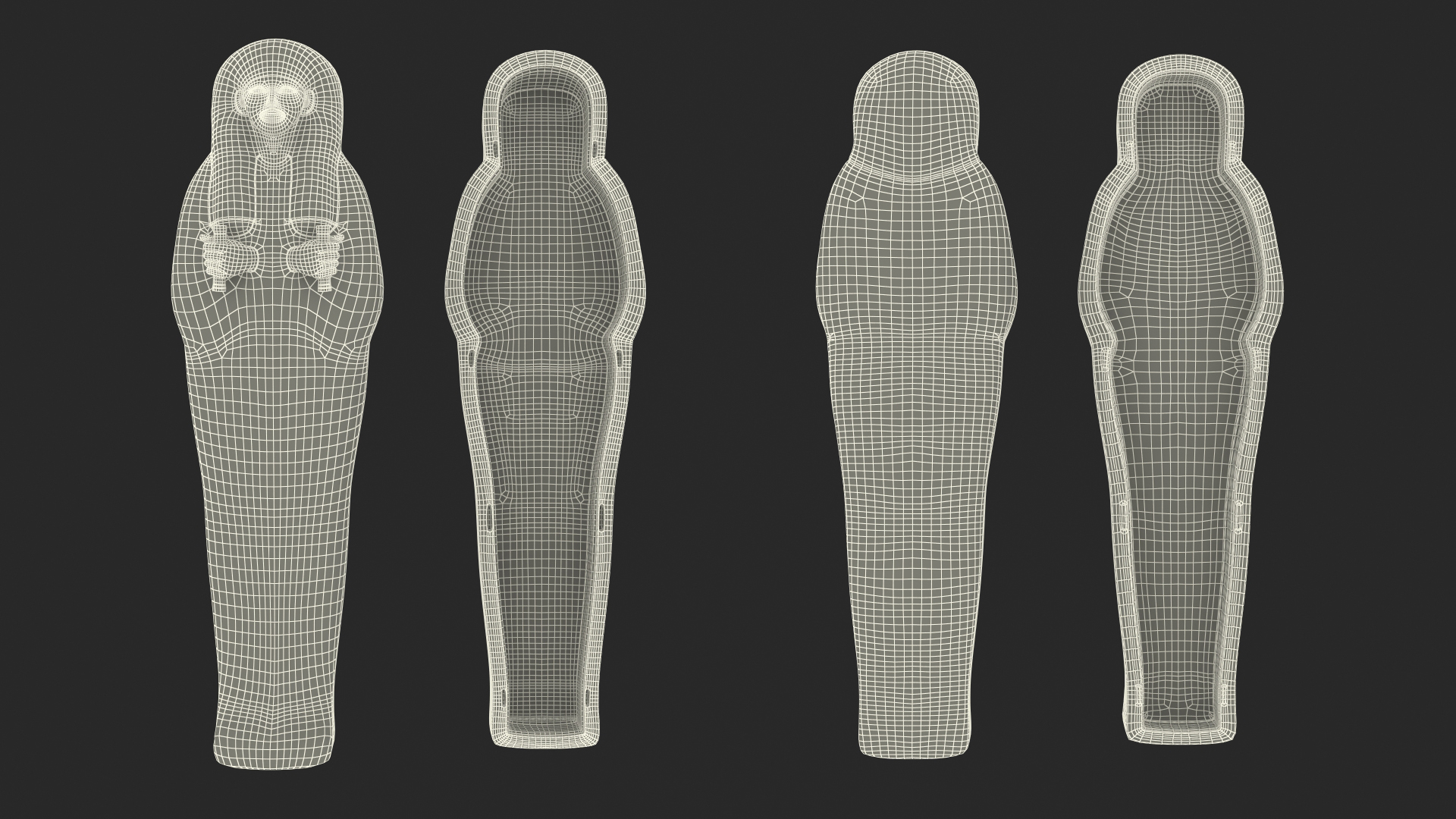3D Ancient Egyptian Sarcophagus model