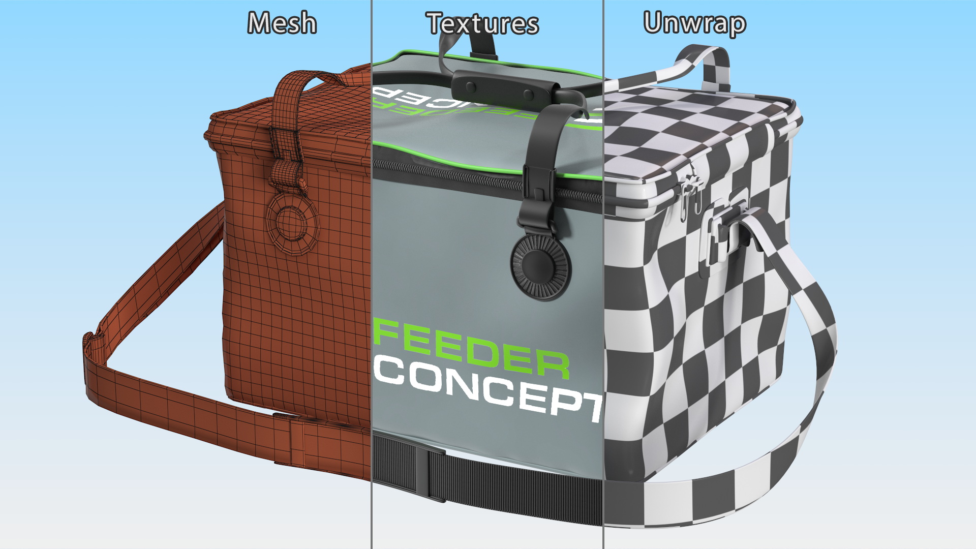 Feeder Concept Thermal Fishing Bag 3D model