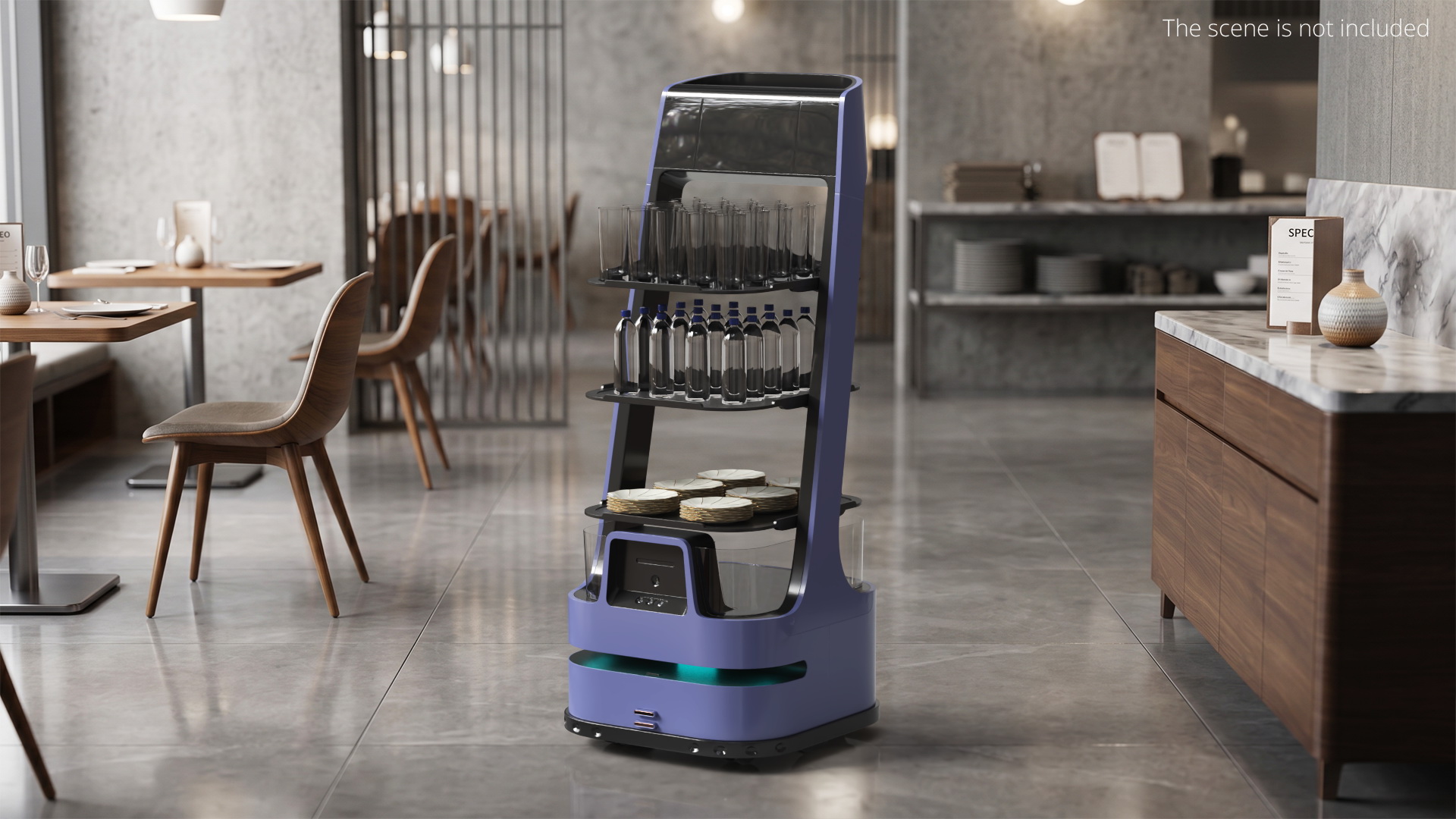 Autonomous Serving Robot with Glasses and Drinks
