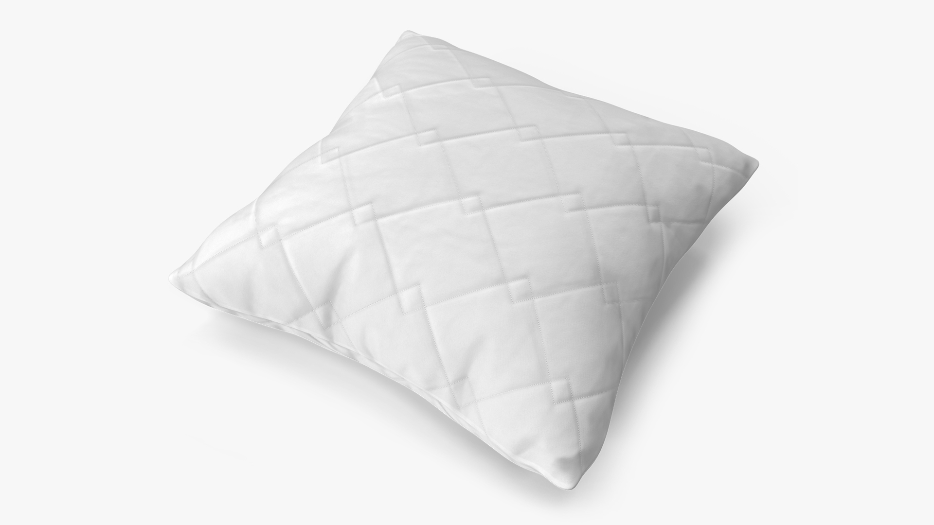 Pillow with Geometric Pattern 50cm 3D model
