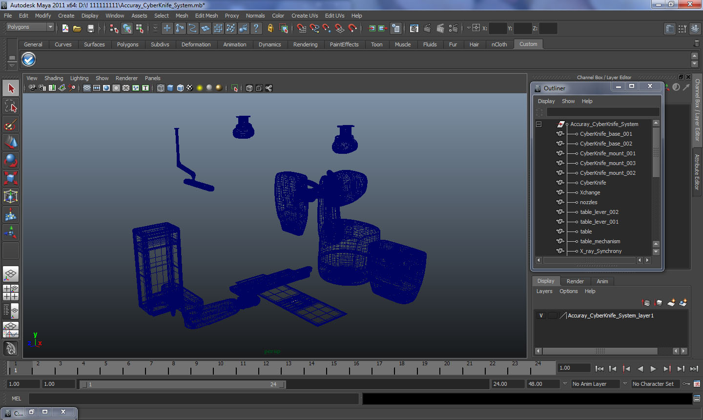 3D model Accuray CyberKnife System