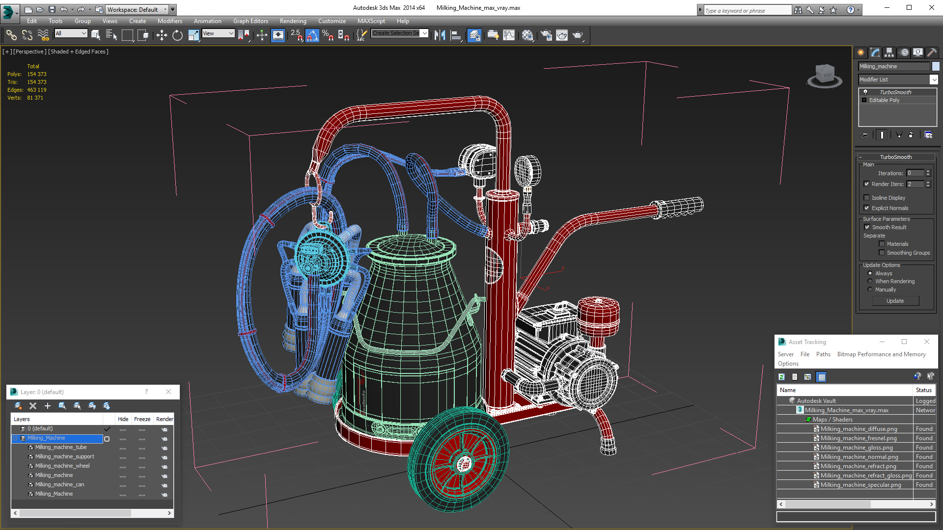 3D model Milking Machine