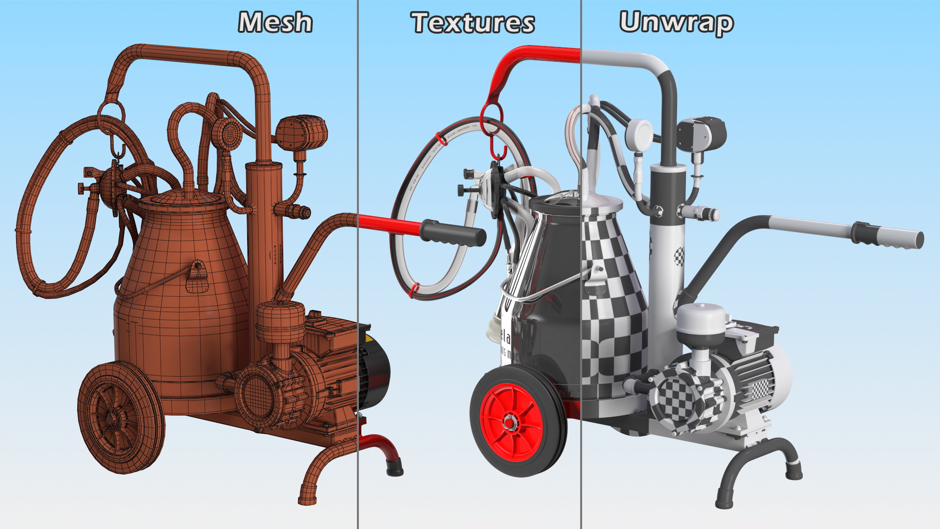 3D model Milking Machine