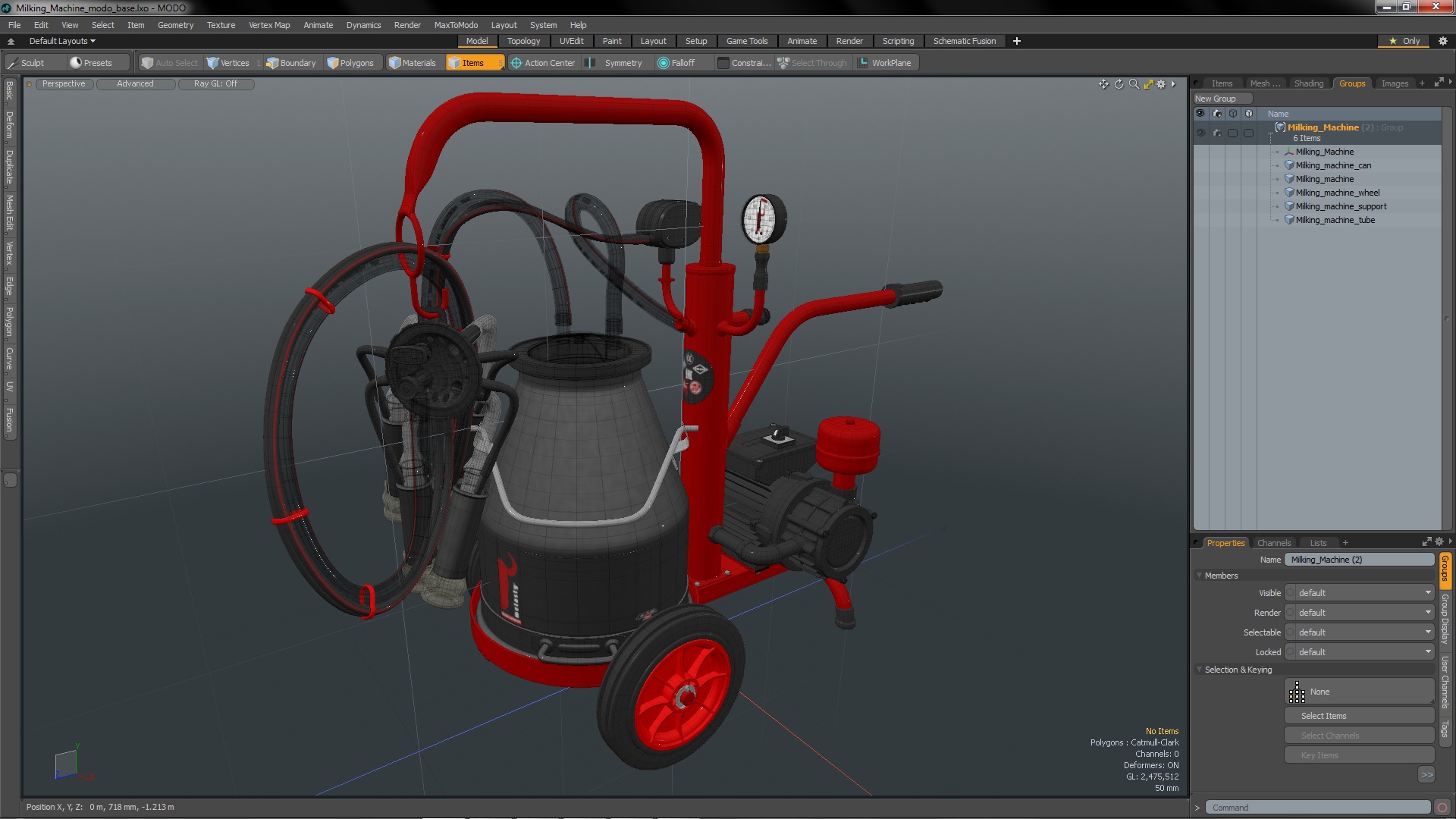 3D model Milking Machine