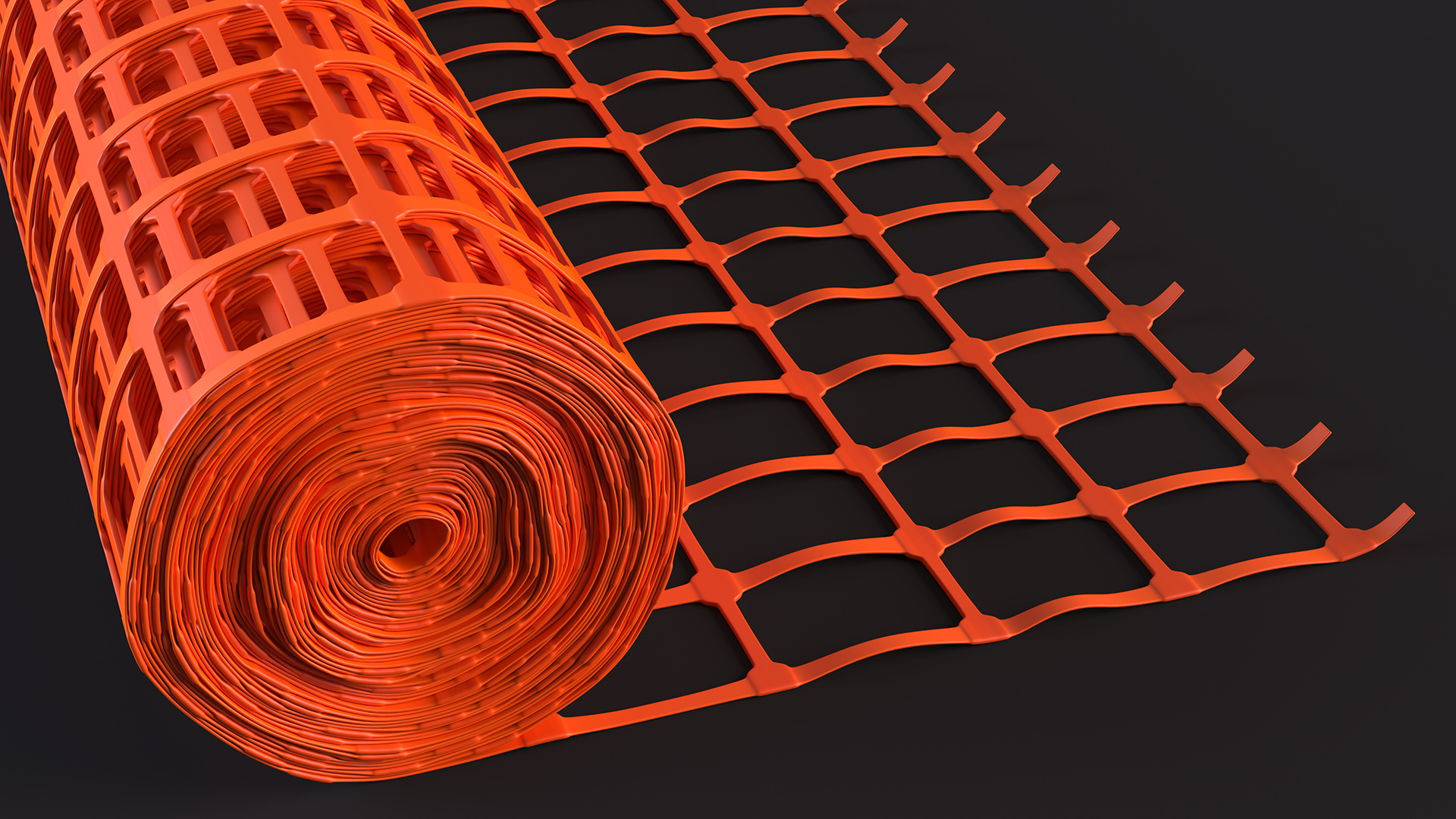 Barrier Mesh Roll 3D