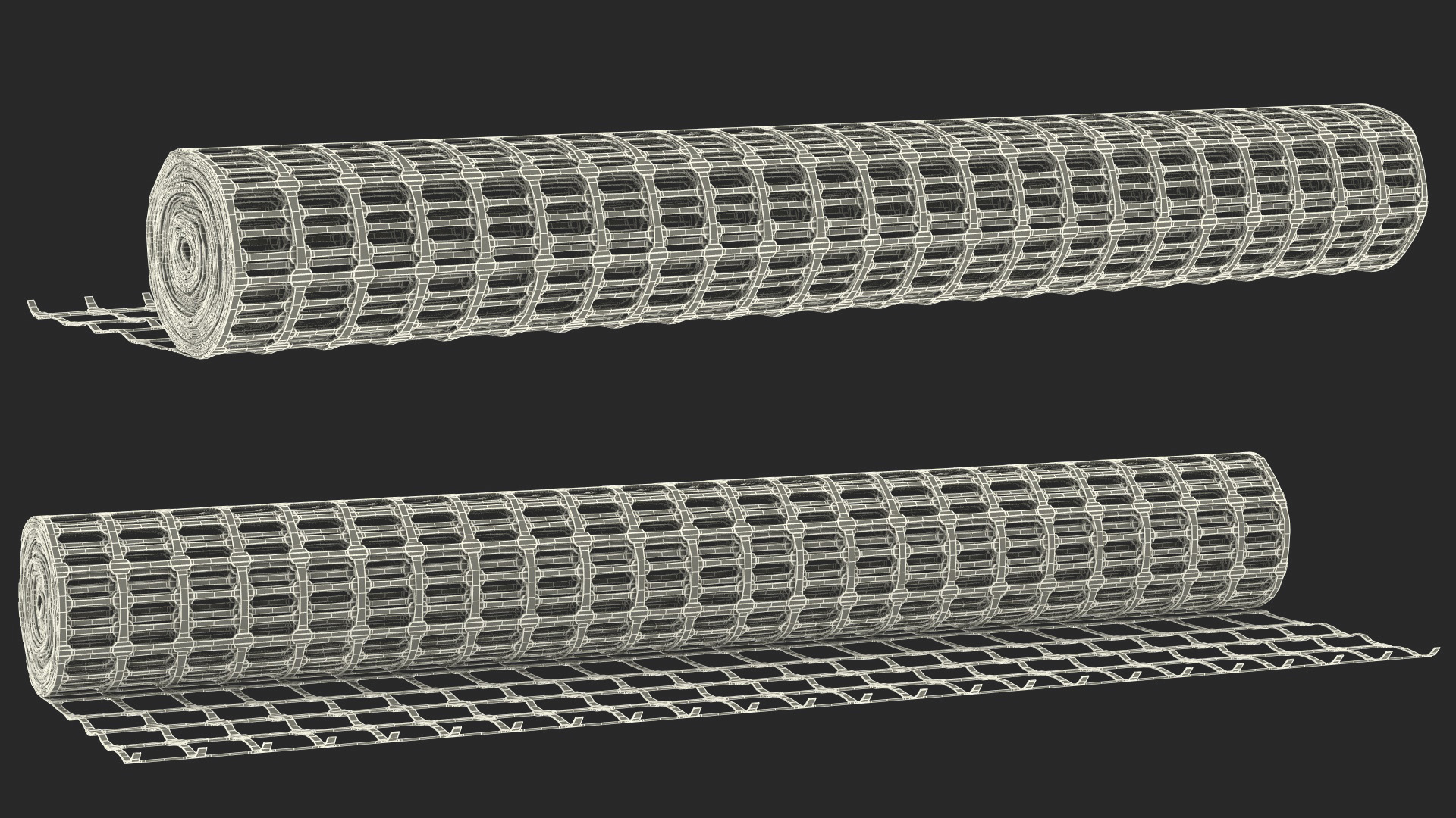 Barrier Mesh Roll 3D