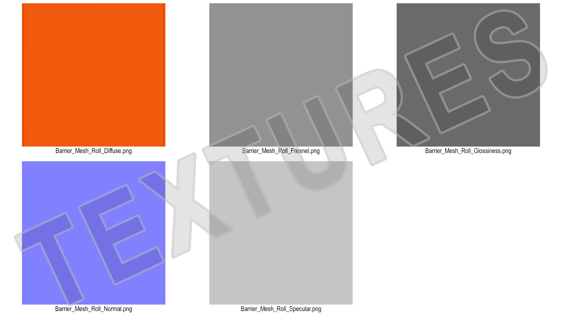 Barrier Mesh Roll 3D