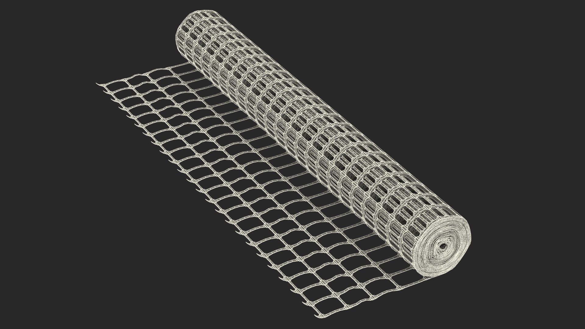 Barrier Mesh Roll 3D