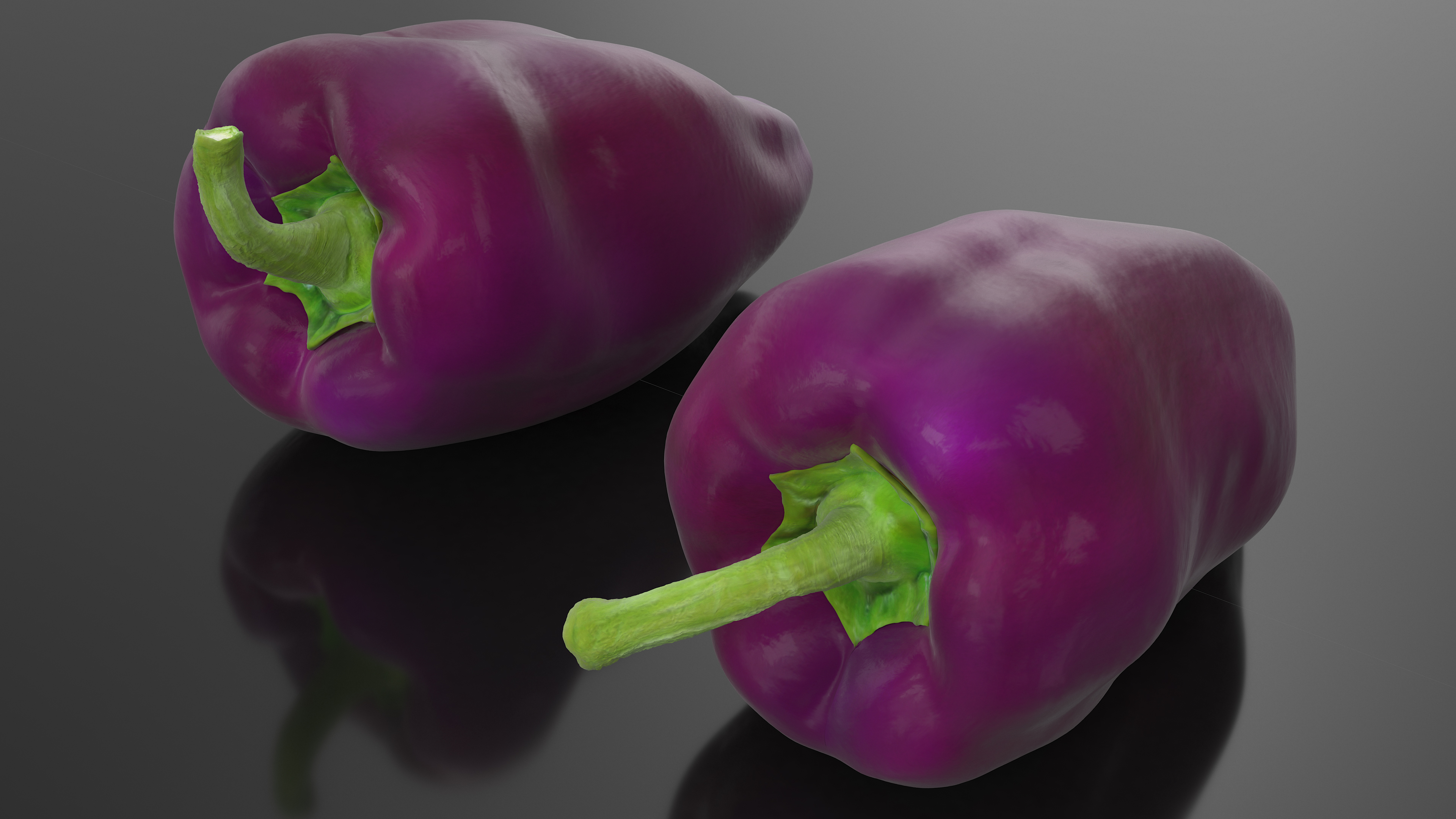 3D Purple Pepper Marconi